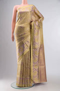 Gold Kanjivaram Tissue Silk Saree