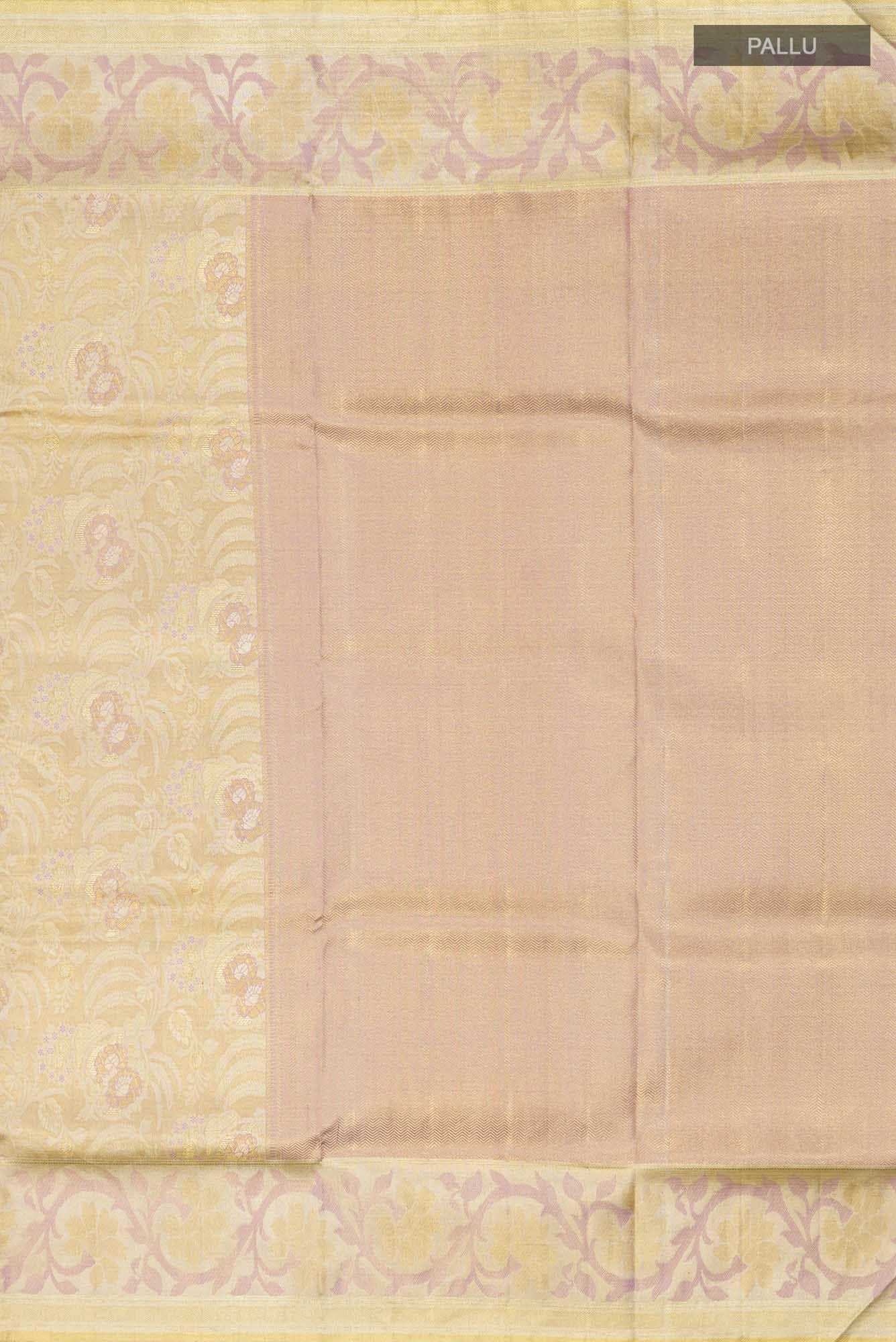 Gold Kanchipuram Tissue Silk Saree