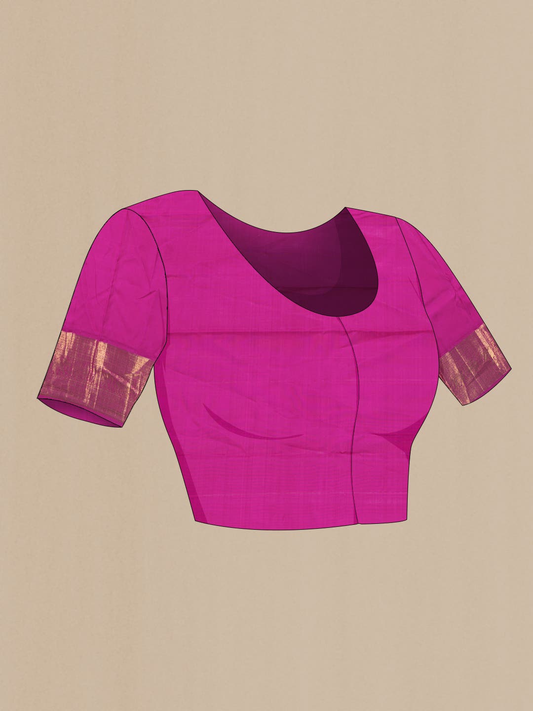 Mustard Dual Tone Kanchipuram Silk Saree