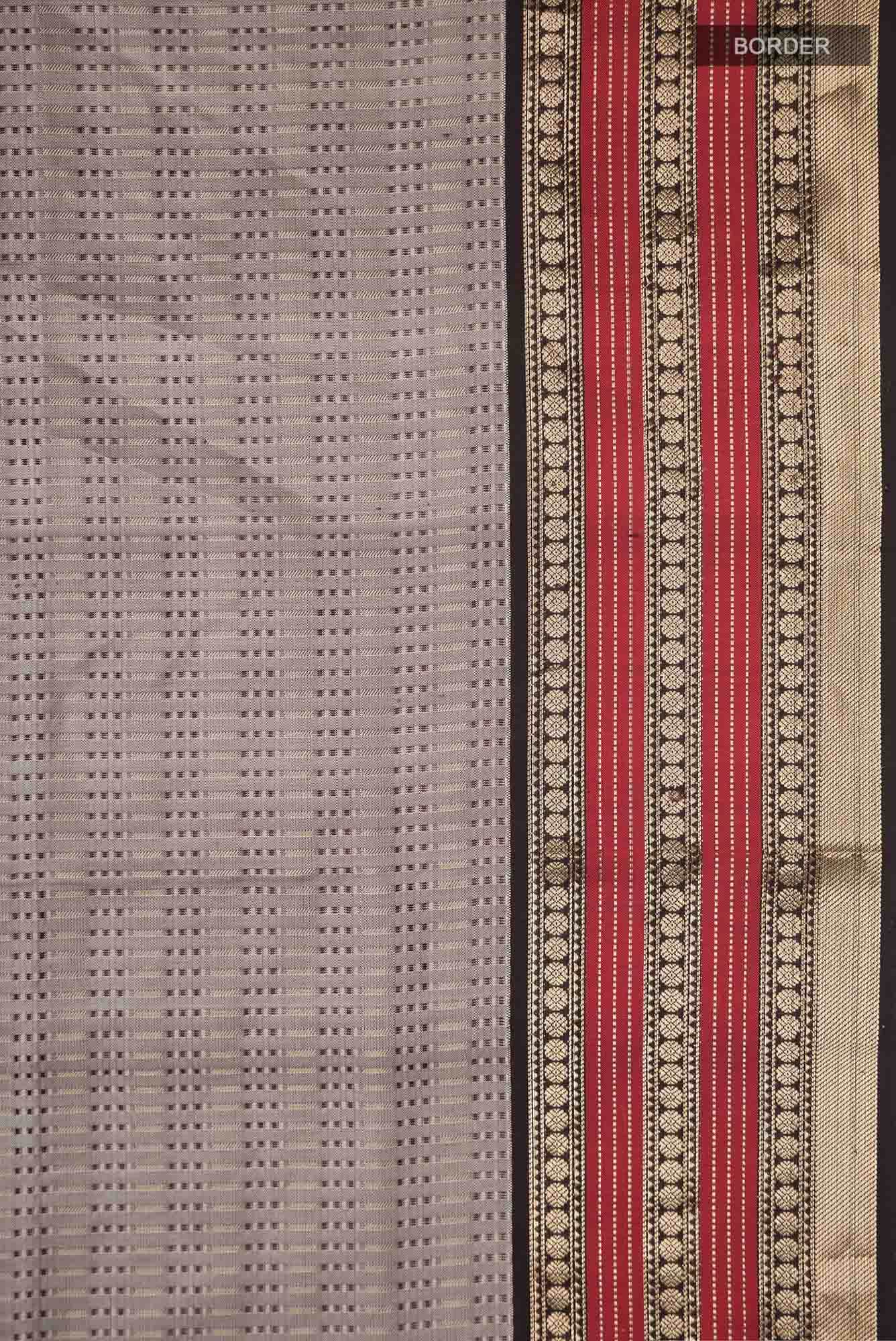 Grey Soft Silk Saree