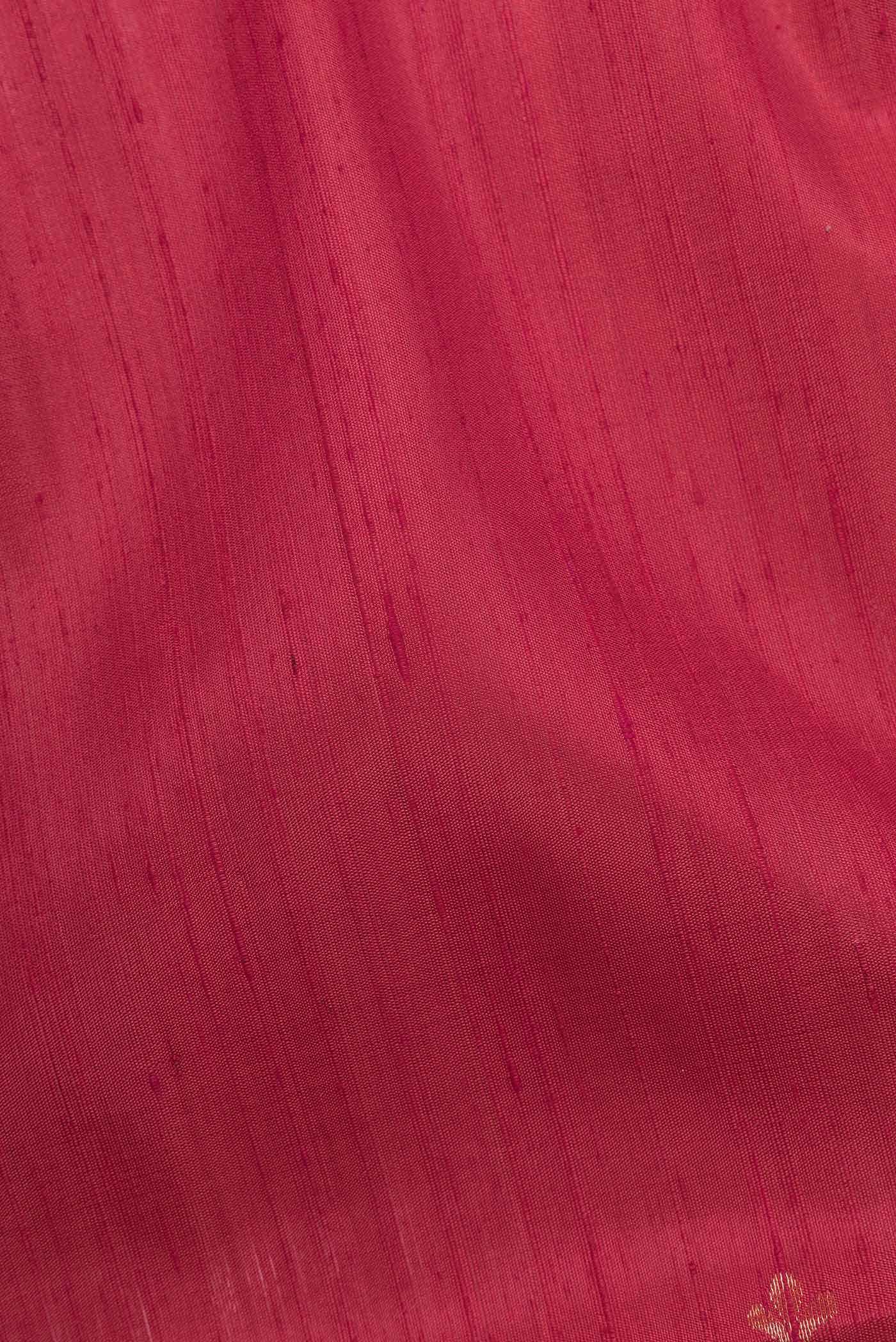 Maroon Raw Silk Saree