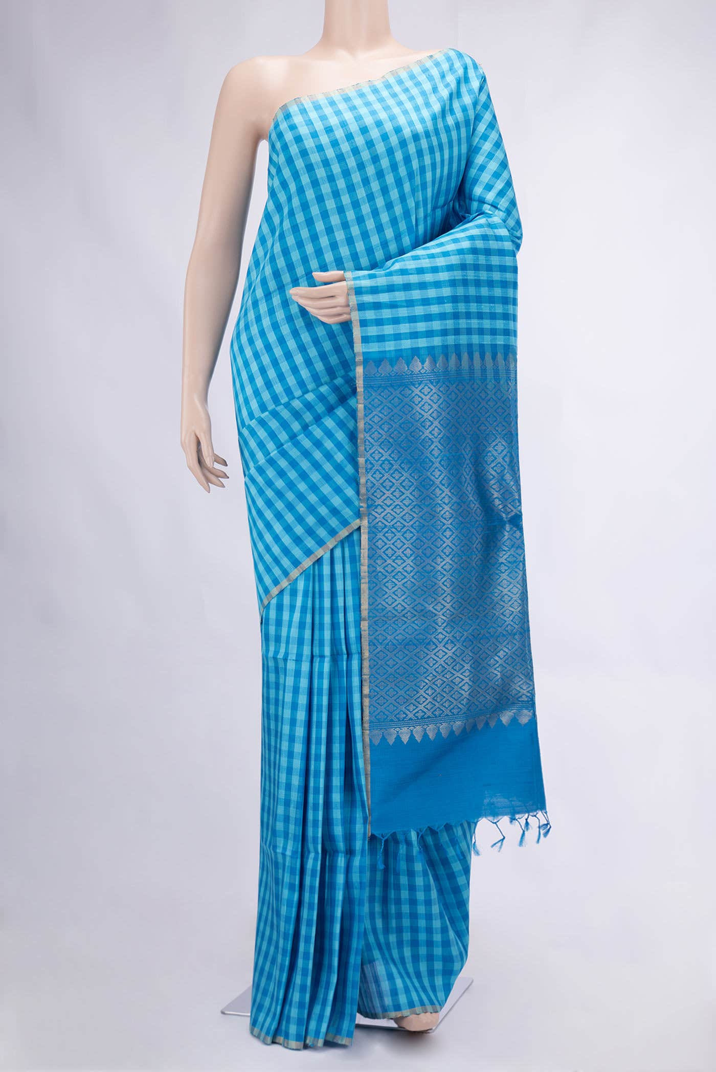 Multi Raw Silk Saree