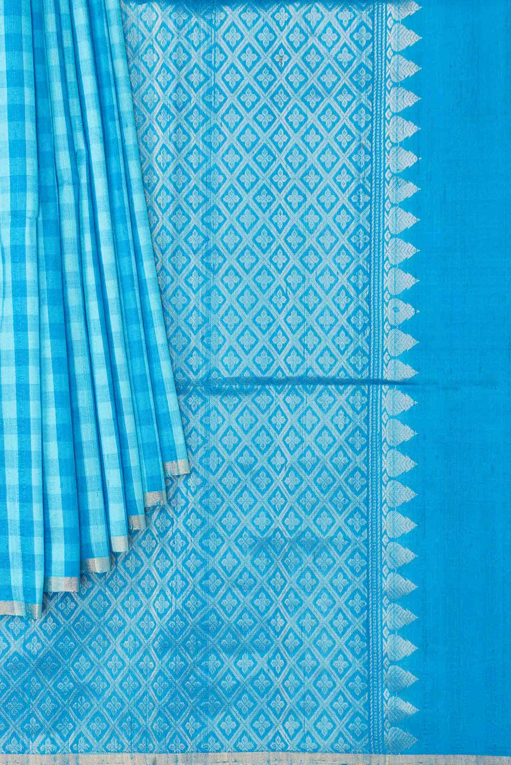 Multi Raw Silk Saree