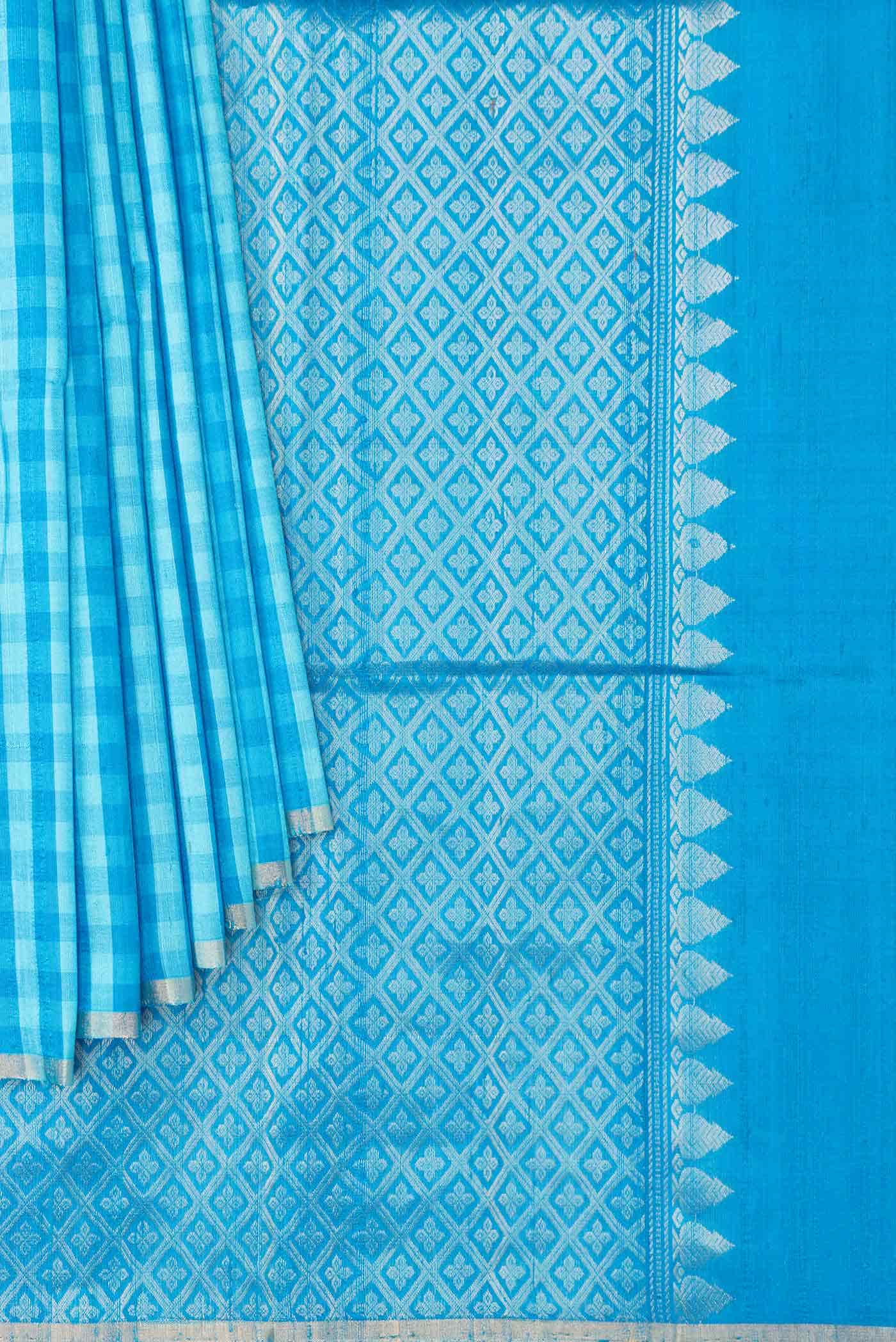 Multi Raw Silk Saree