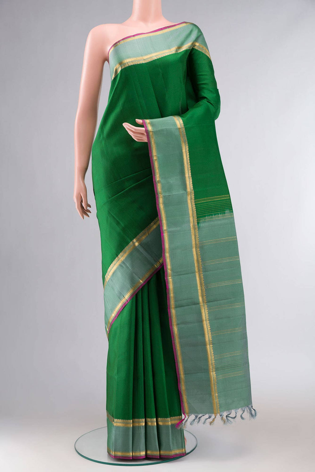Green Kanchipuram Silk Saree