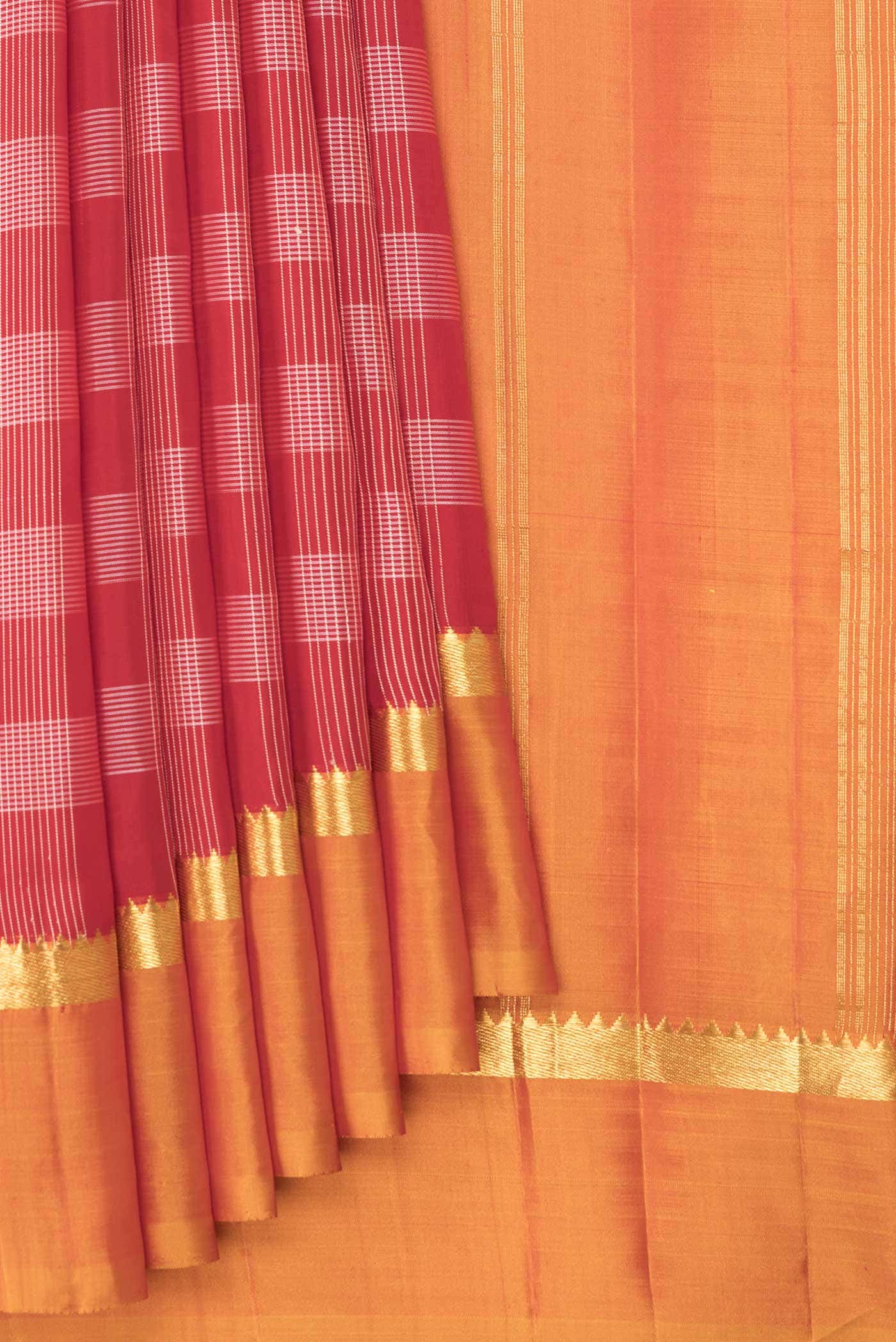 Red Kanchipuram Silk Saree