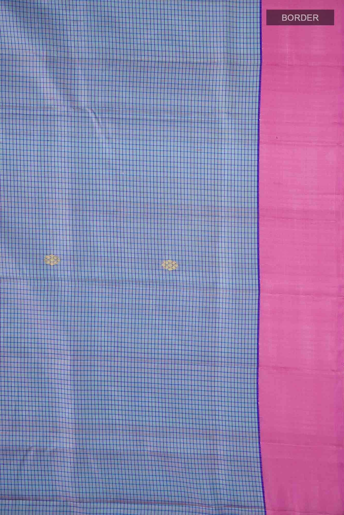 Blue Kanchipuram Silk Saree
