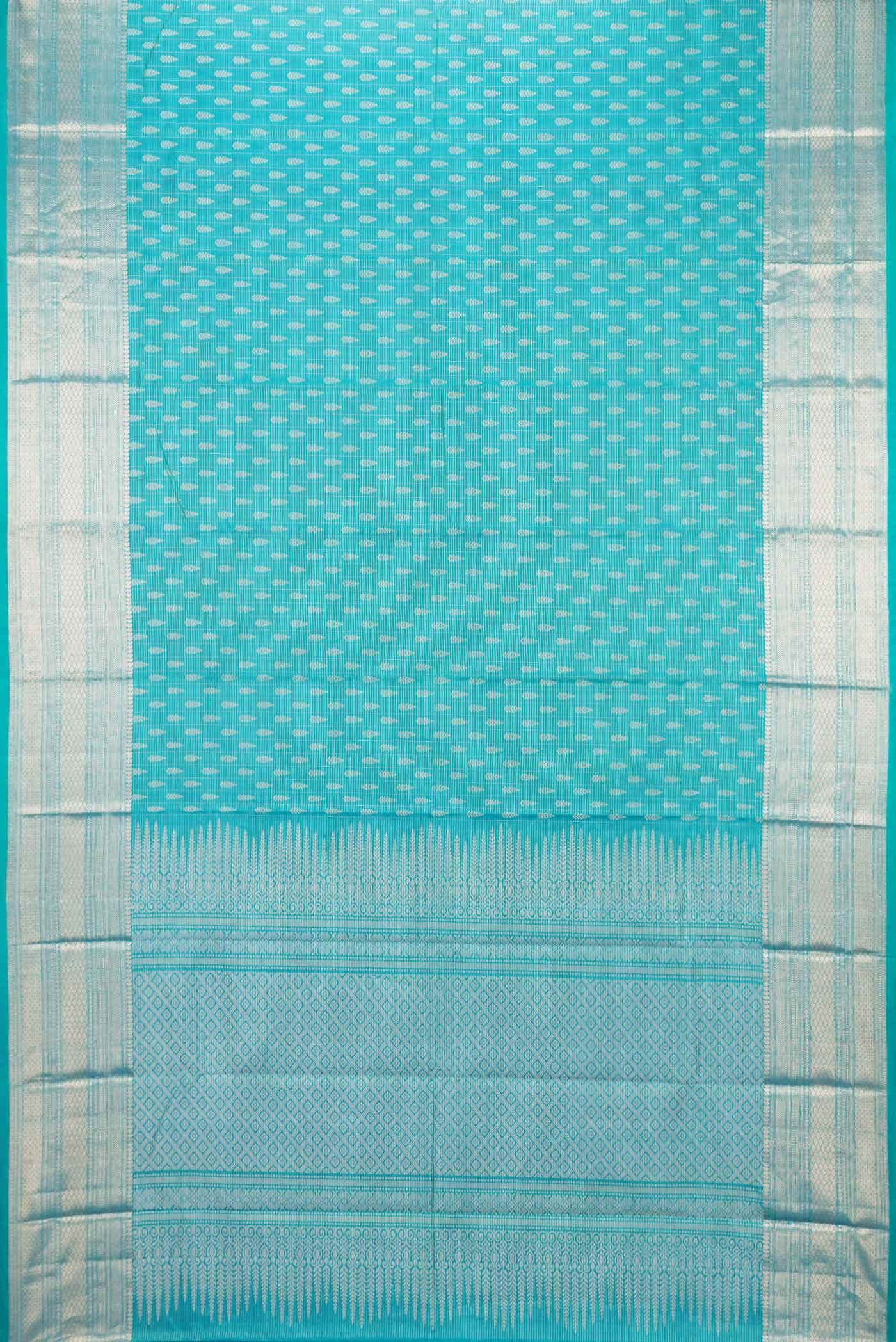 Green Dual Tone Kanchipuram Silk Saree