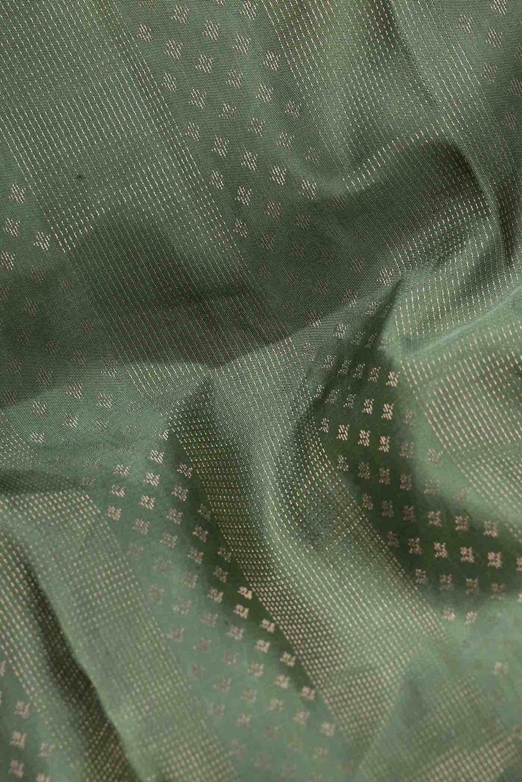 Green Dual Tone Kanchipuram Silk Saree