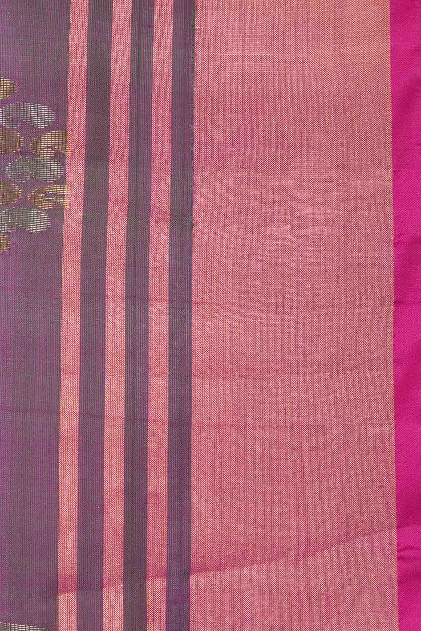 Purple Dual Tone Uppada Silk Saree