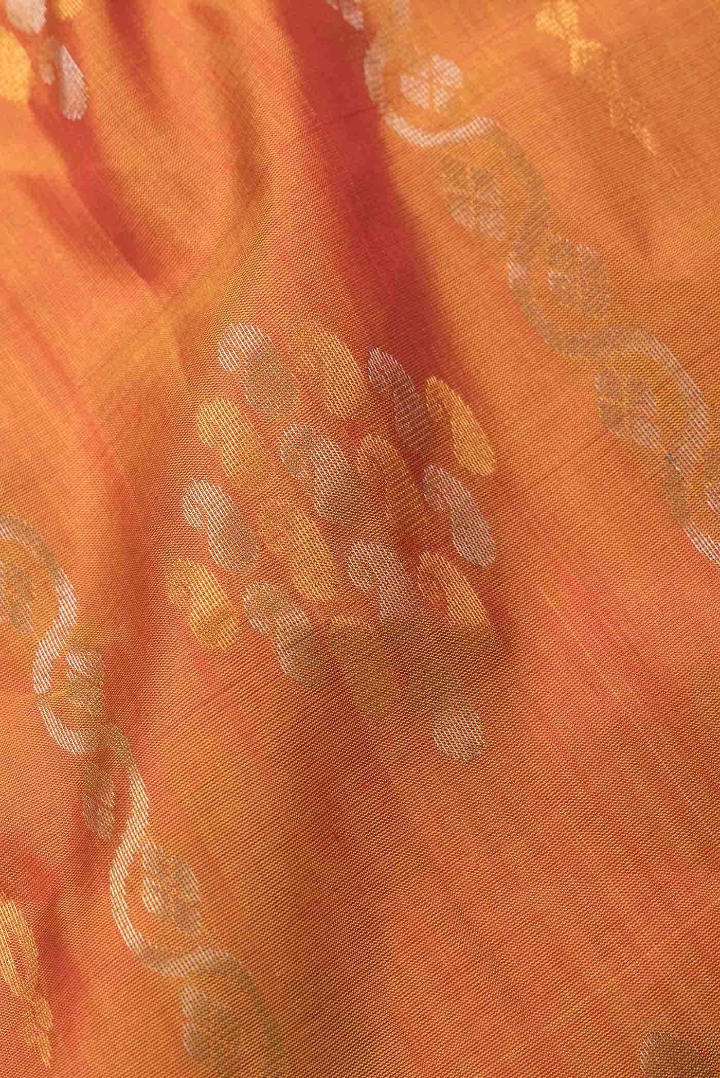 Mustard Dual Tone Uppada Silk Saree