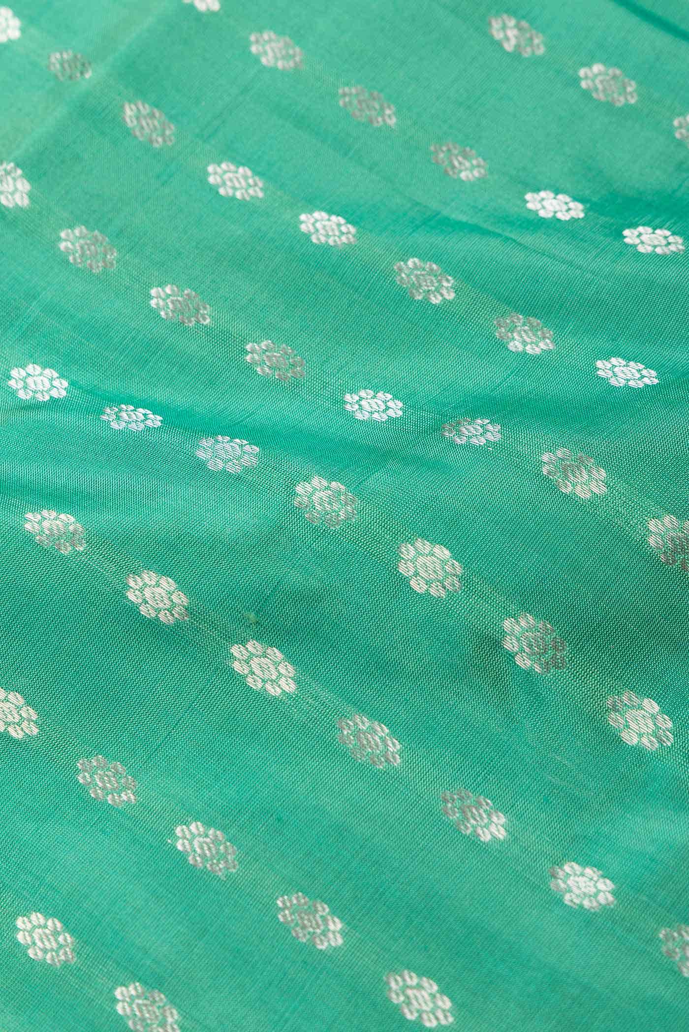Sea Green Dual Tone Uppada Silk Saree