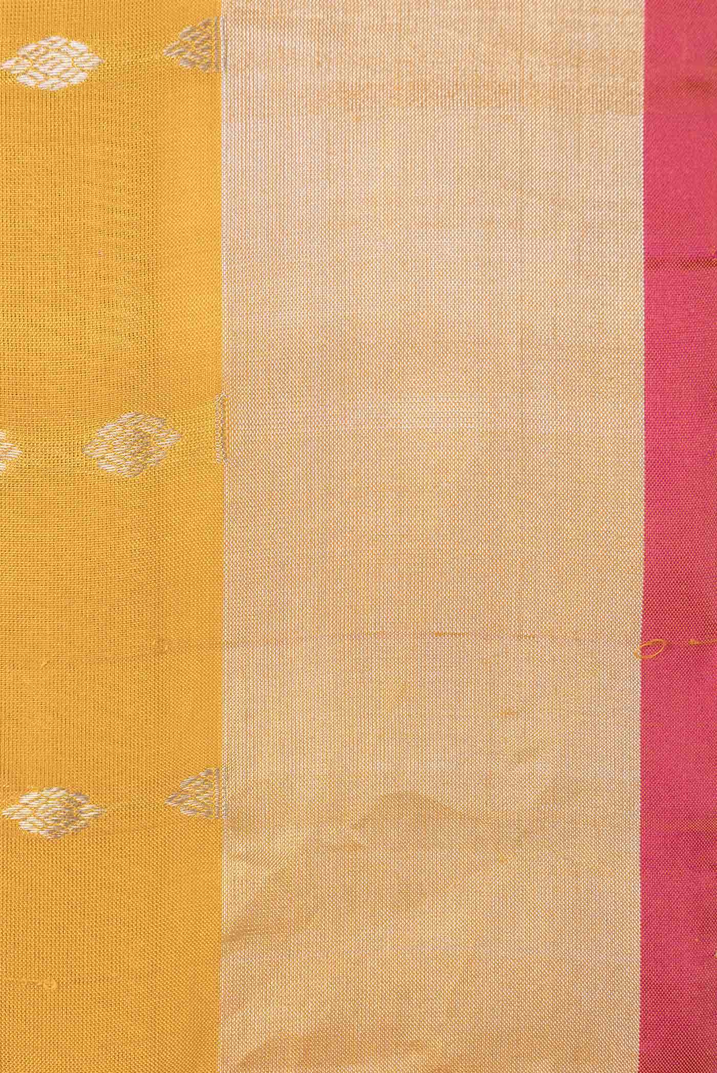 Mustard Uppada Silk Saree