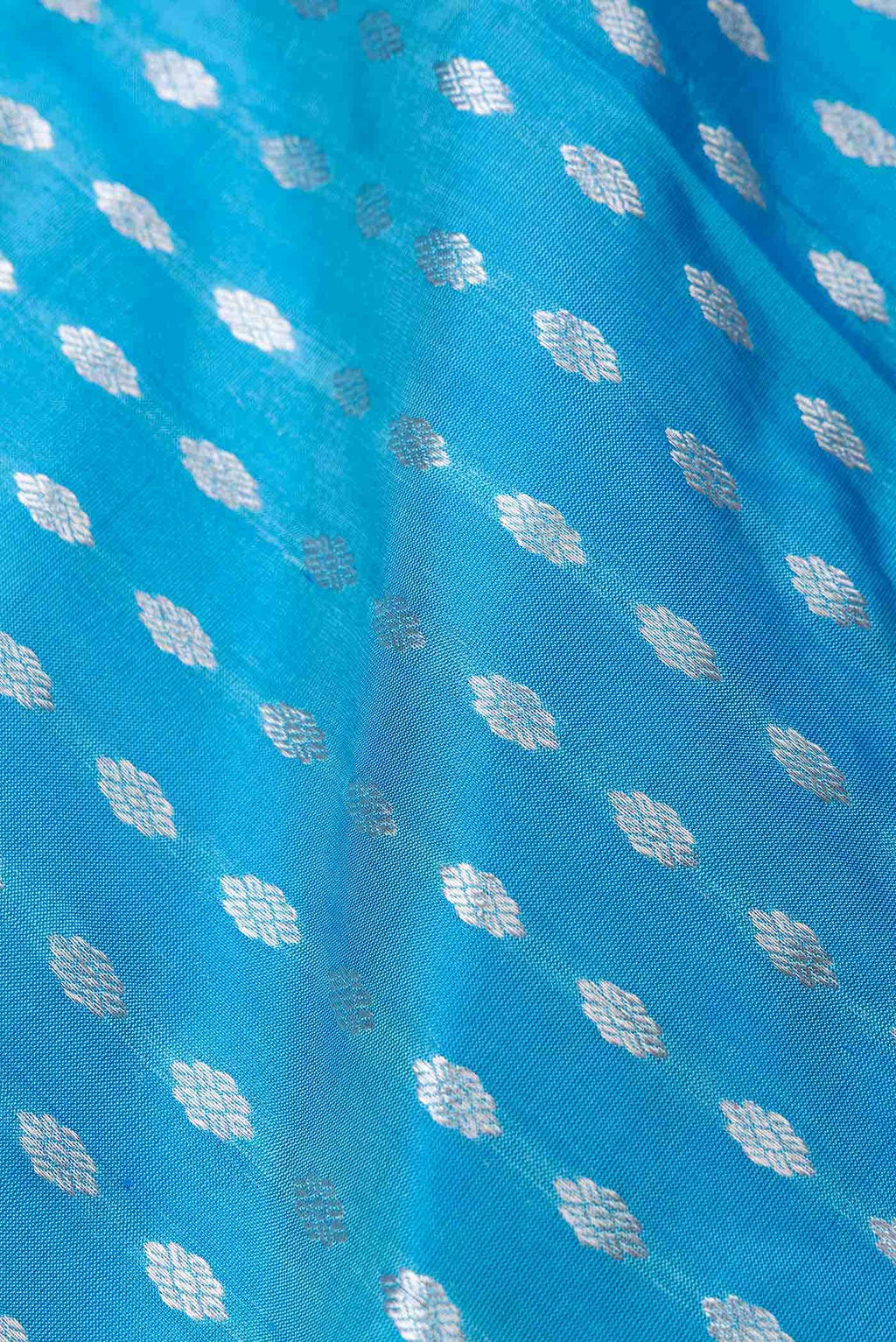 Sky Blue Dual Tone Uppada Silk Saree