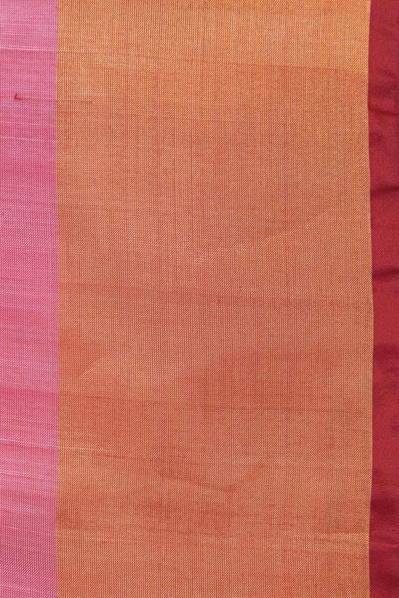 Pink Dual Tone Uppada Silk Saree