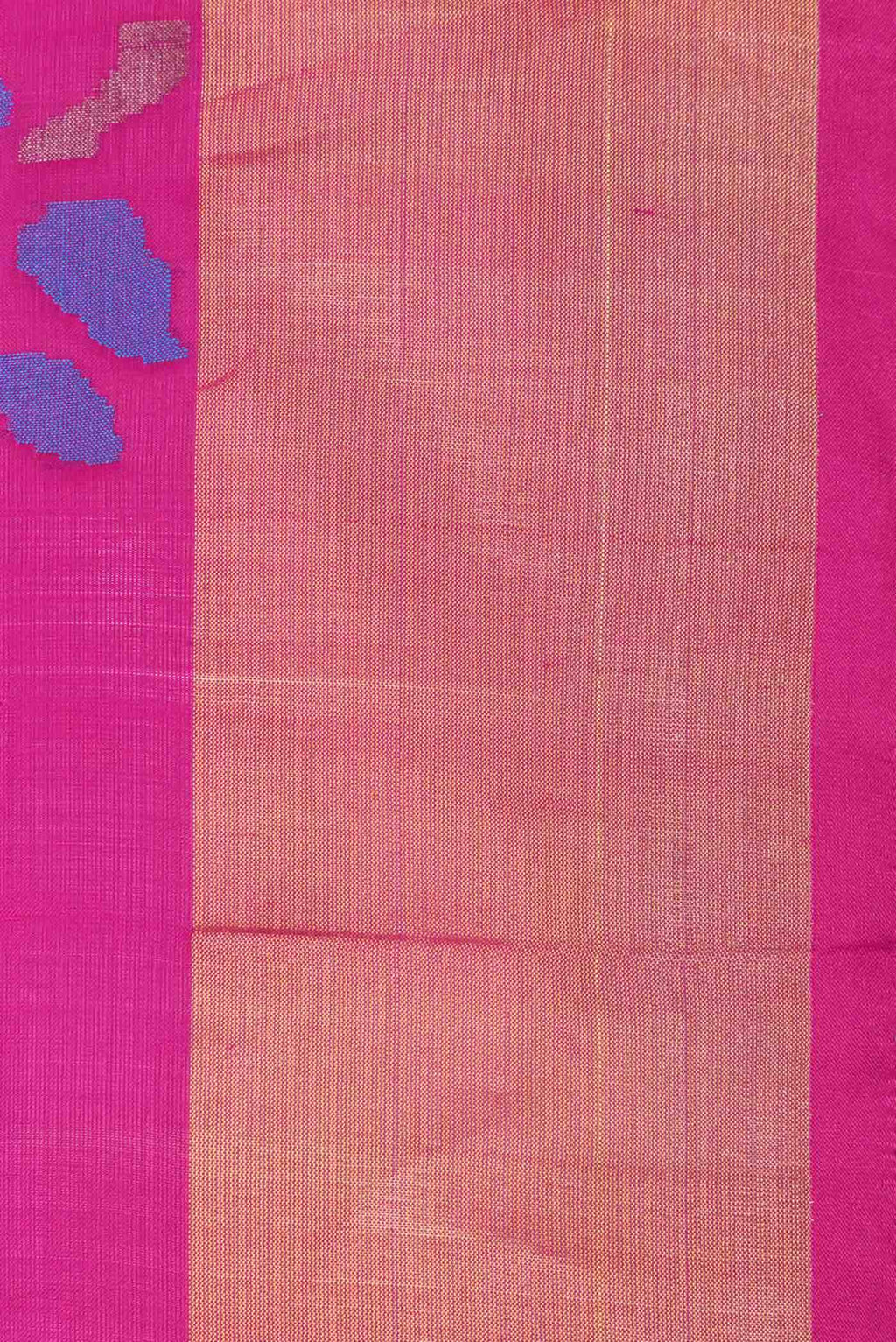 Orange Dual Tone Uppada Silk Saree