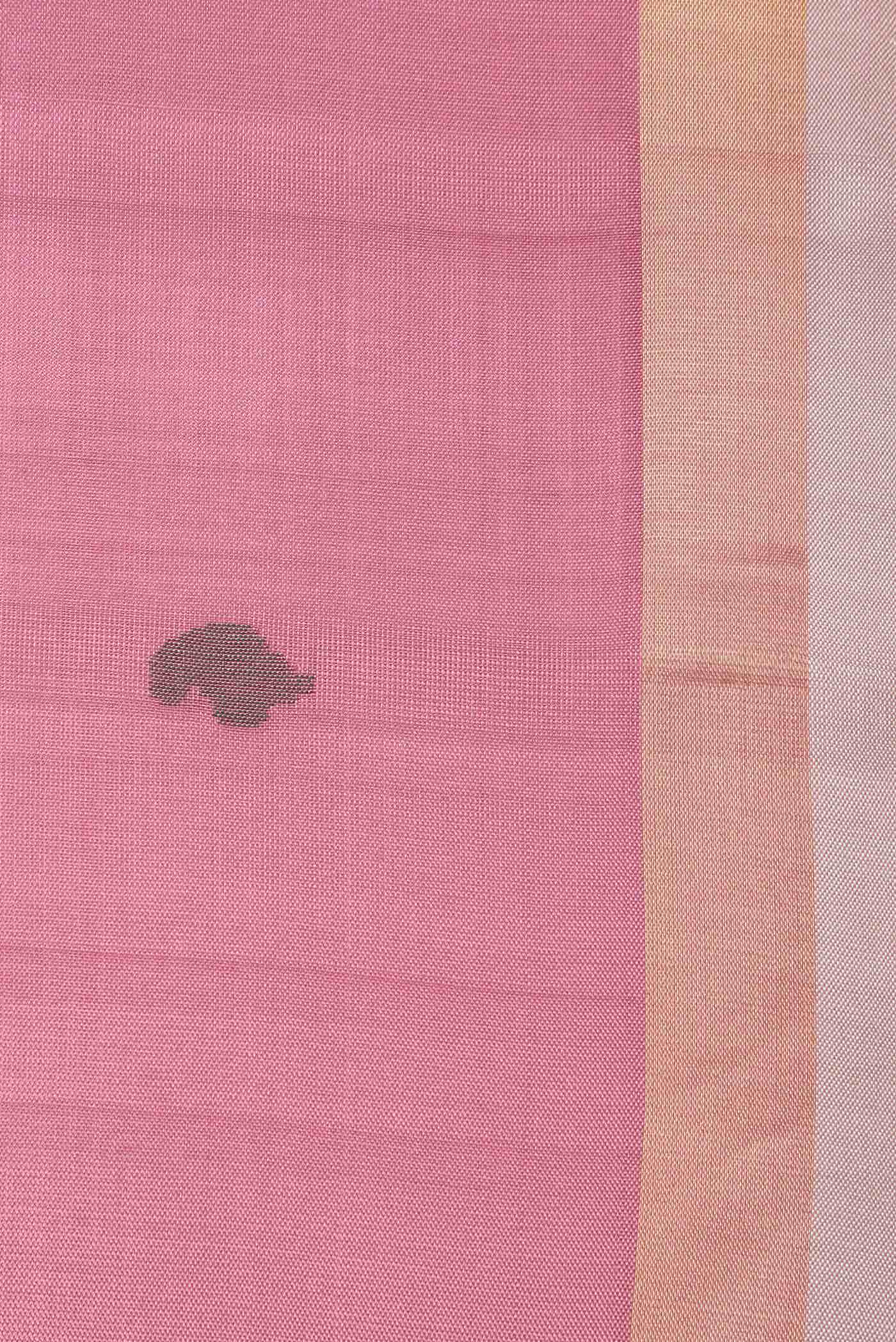 Pink Dual Tone Uppada Silk Saree
