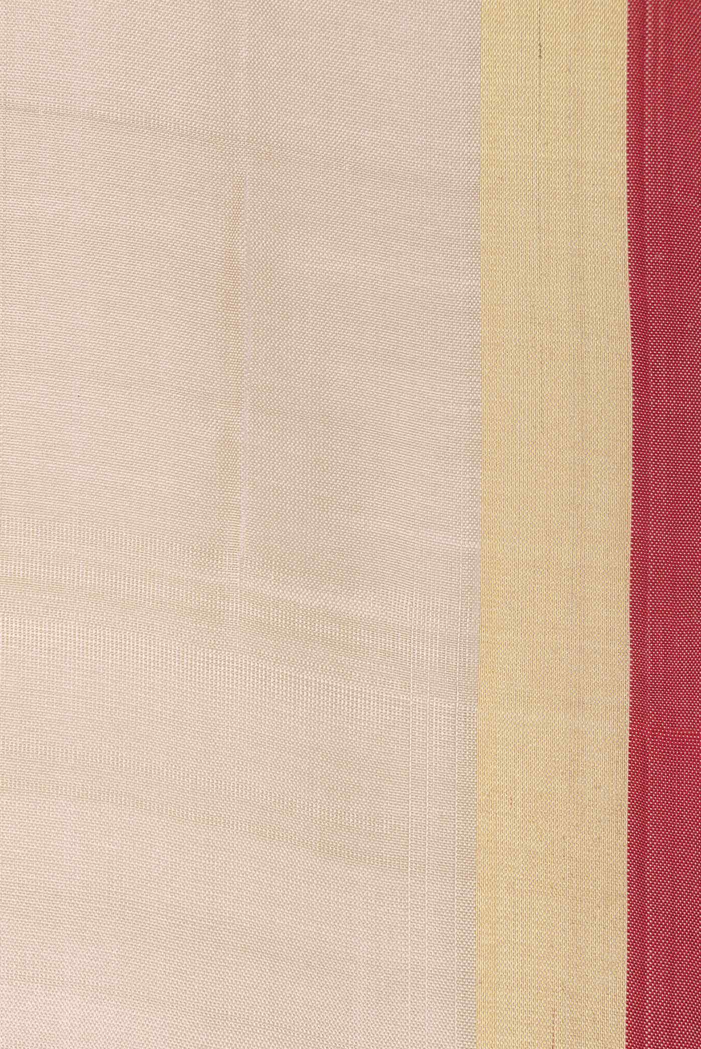 Dark Beige Uppada Silk Saree