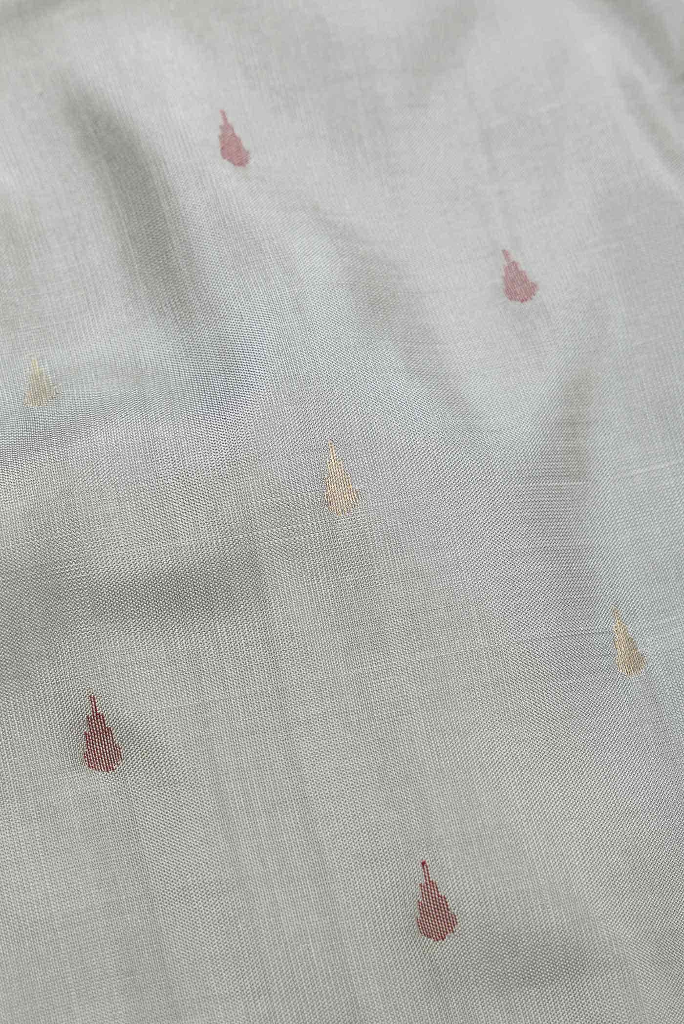 Grey Uppada Silk Saree
