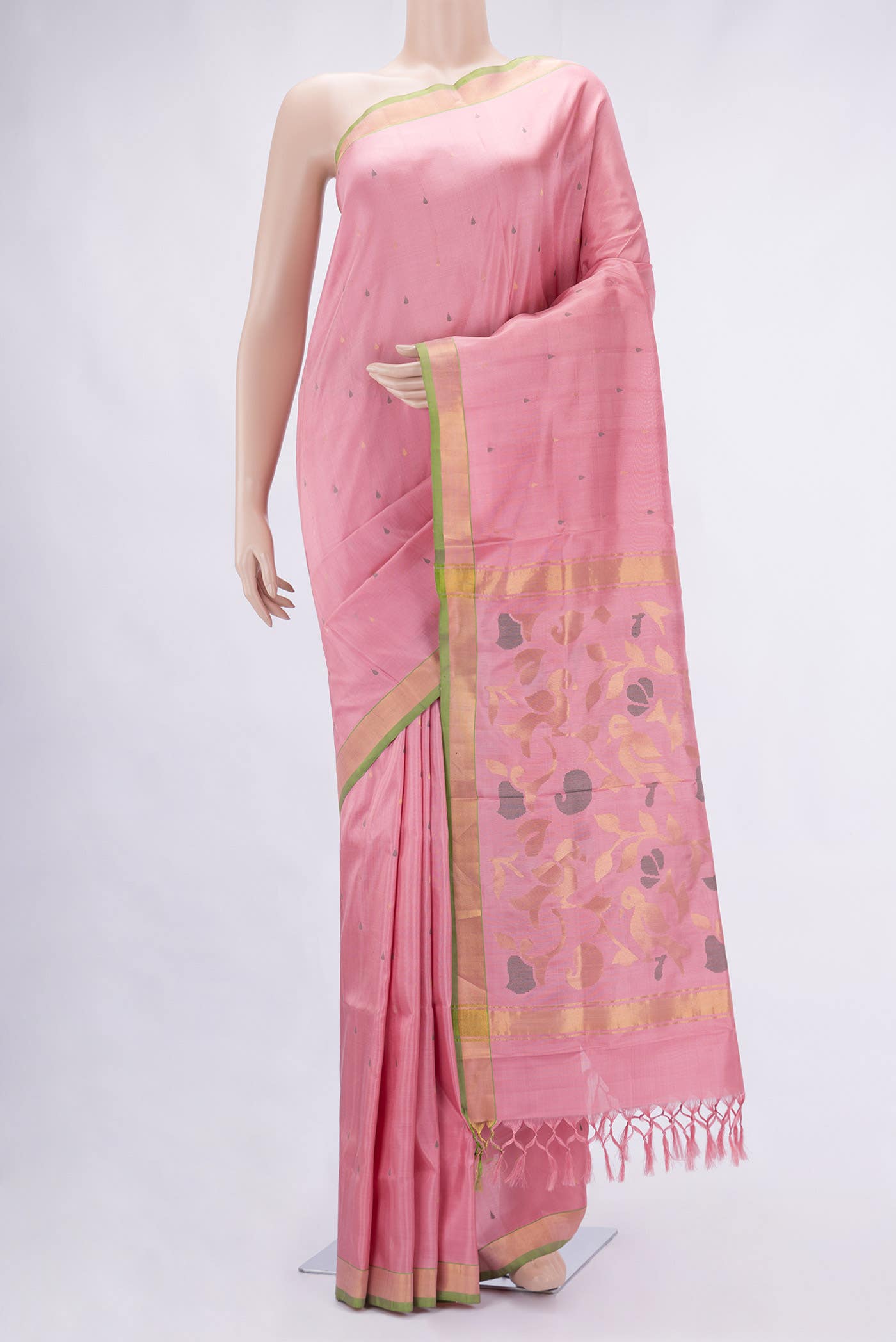 Pink Uppada Silk Saree