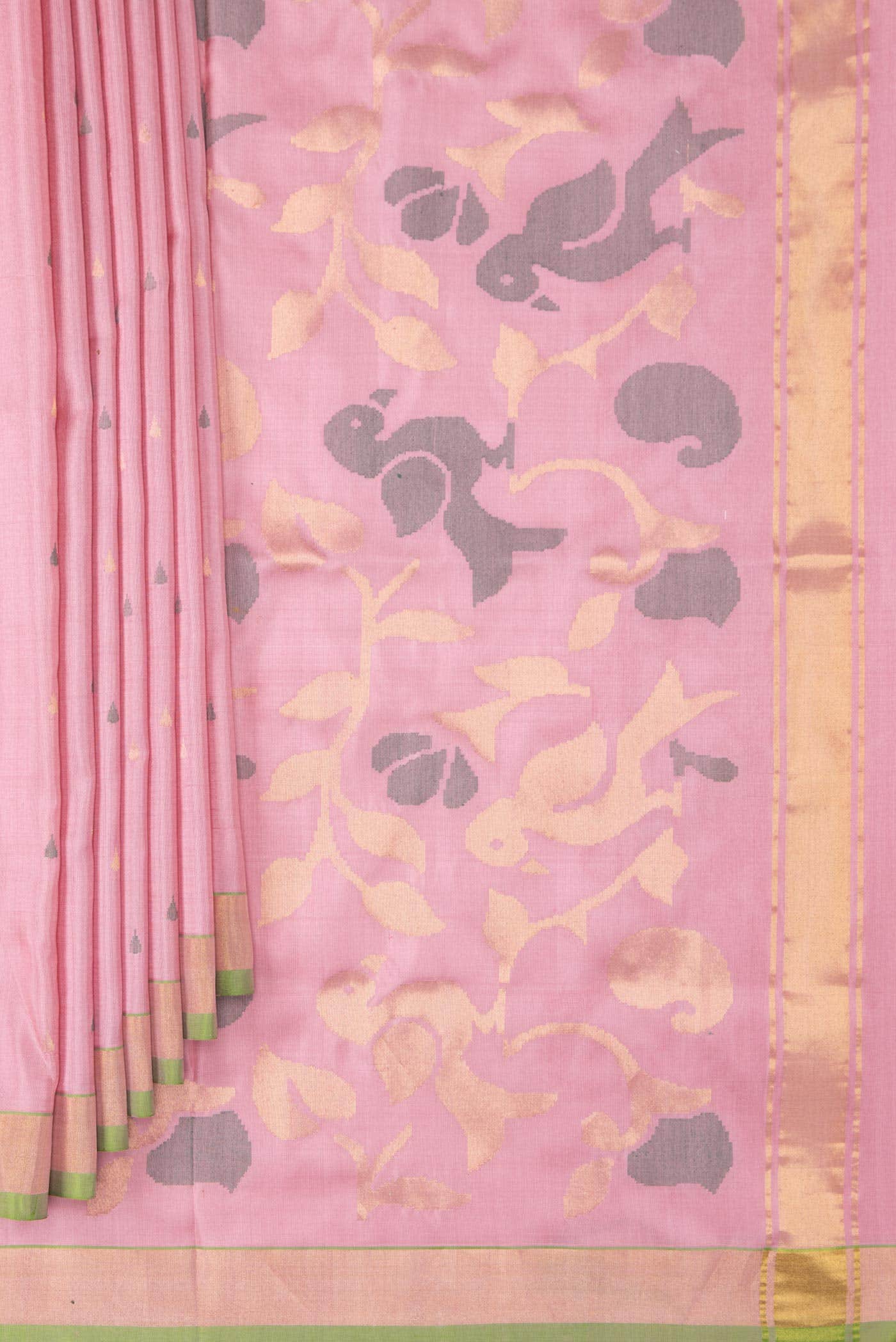 Pink Uppada Silk Saree
