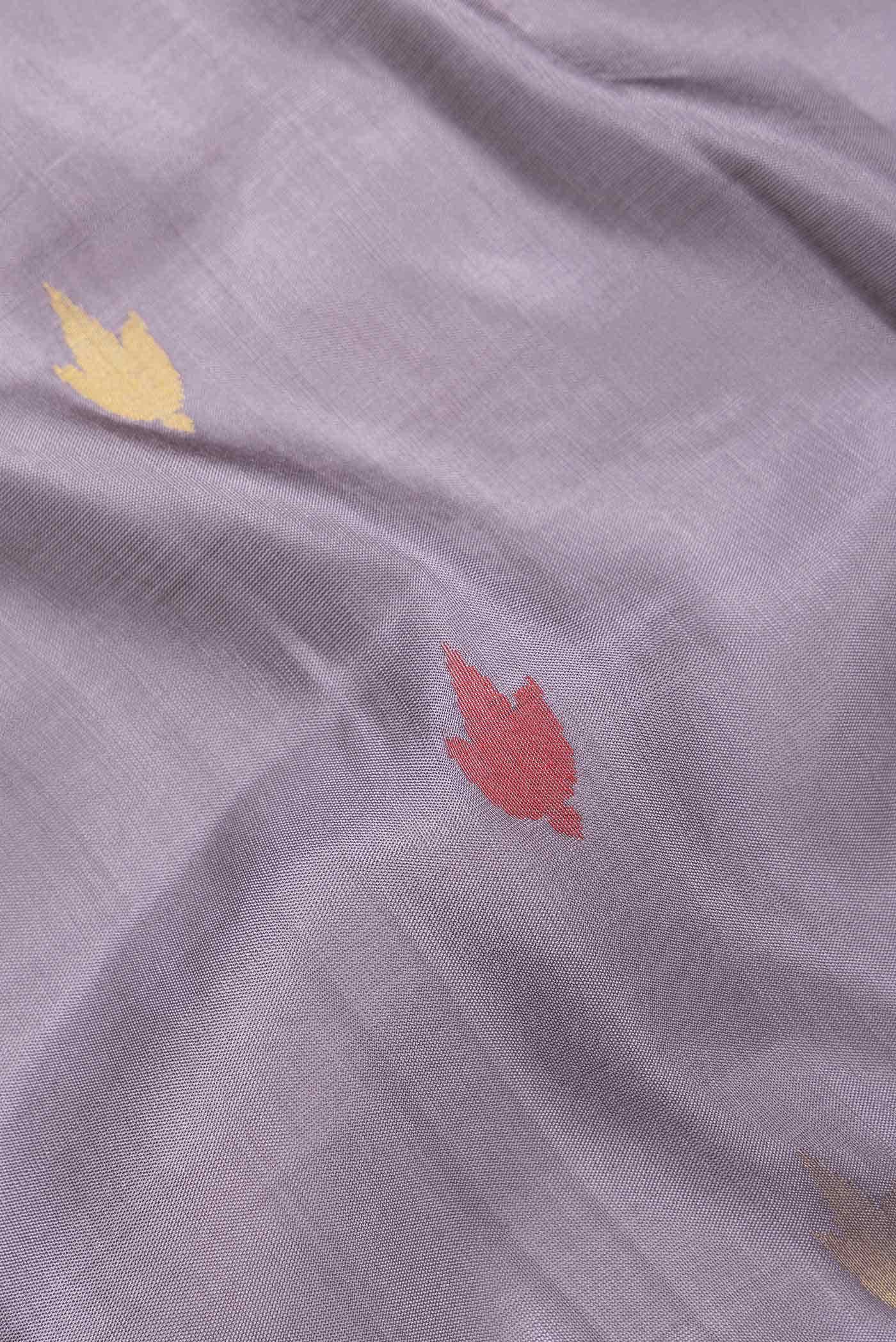 Grey Uppada Silk Saree