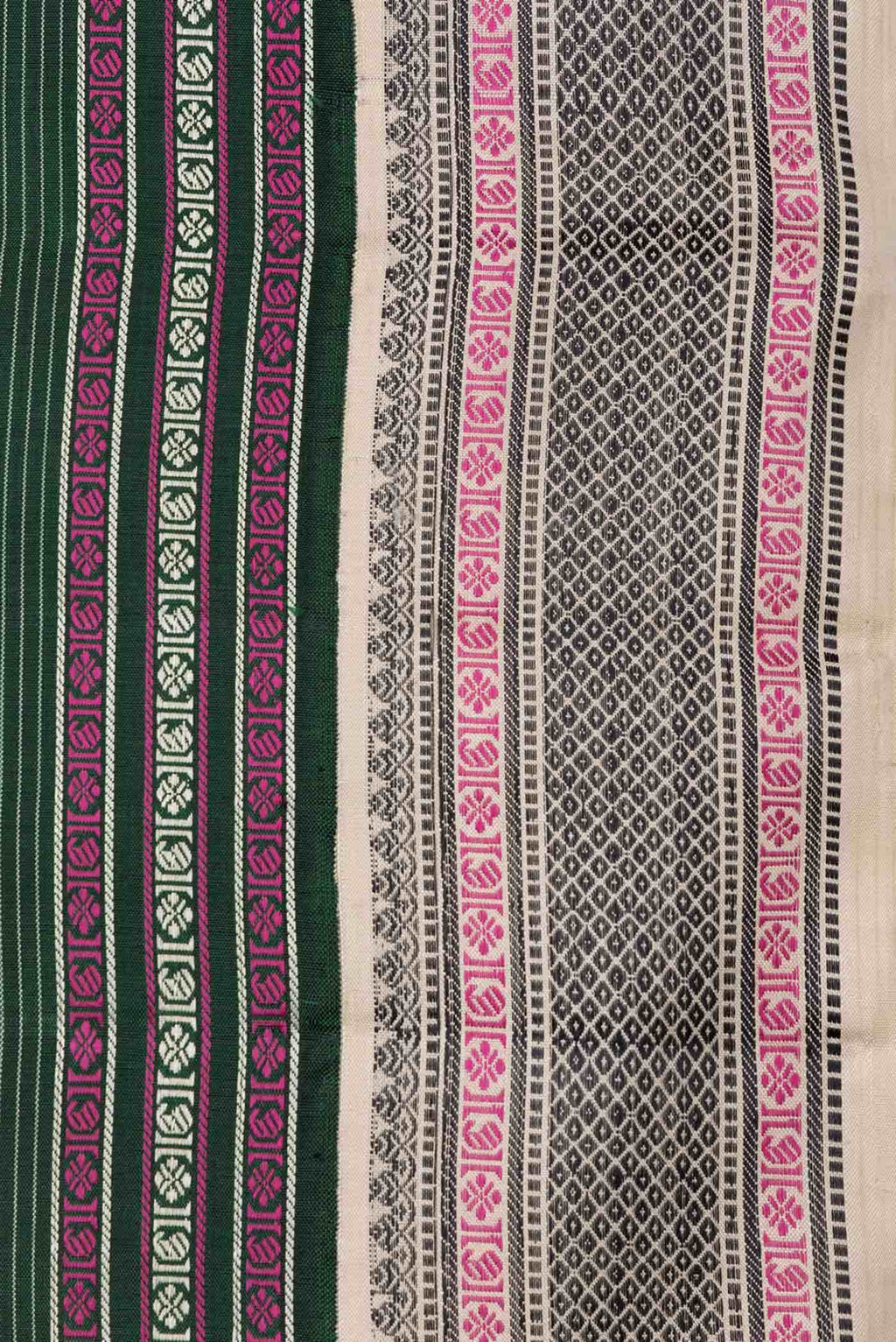Green Dual Tone Kanchipuram Silk Saree