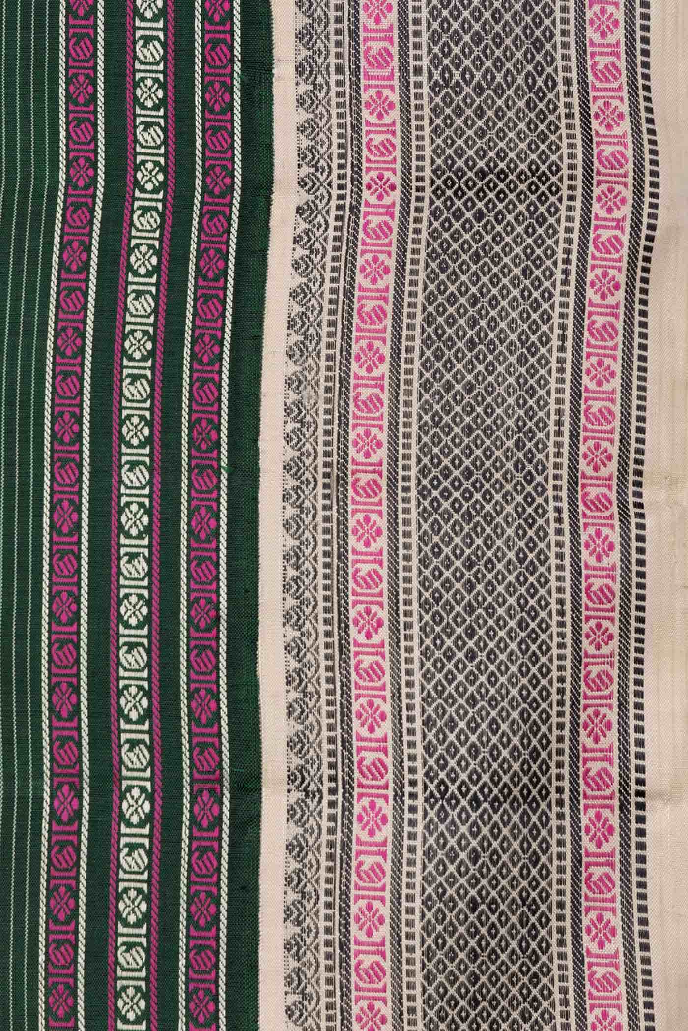 Green Dual Tone Kanchipuram Silk Saree