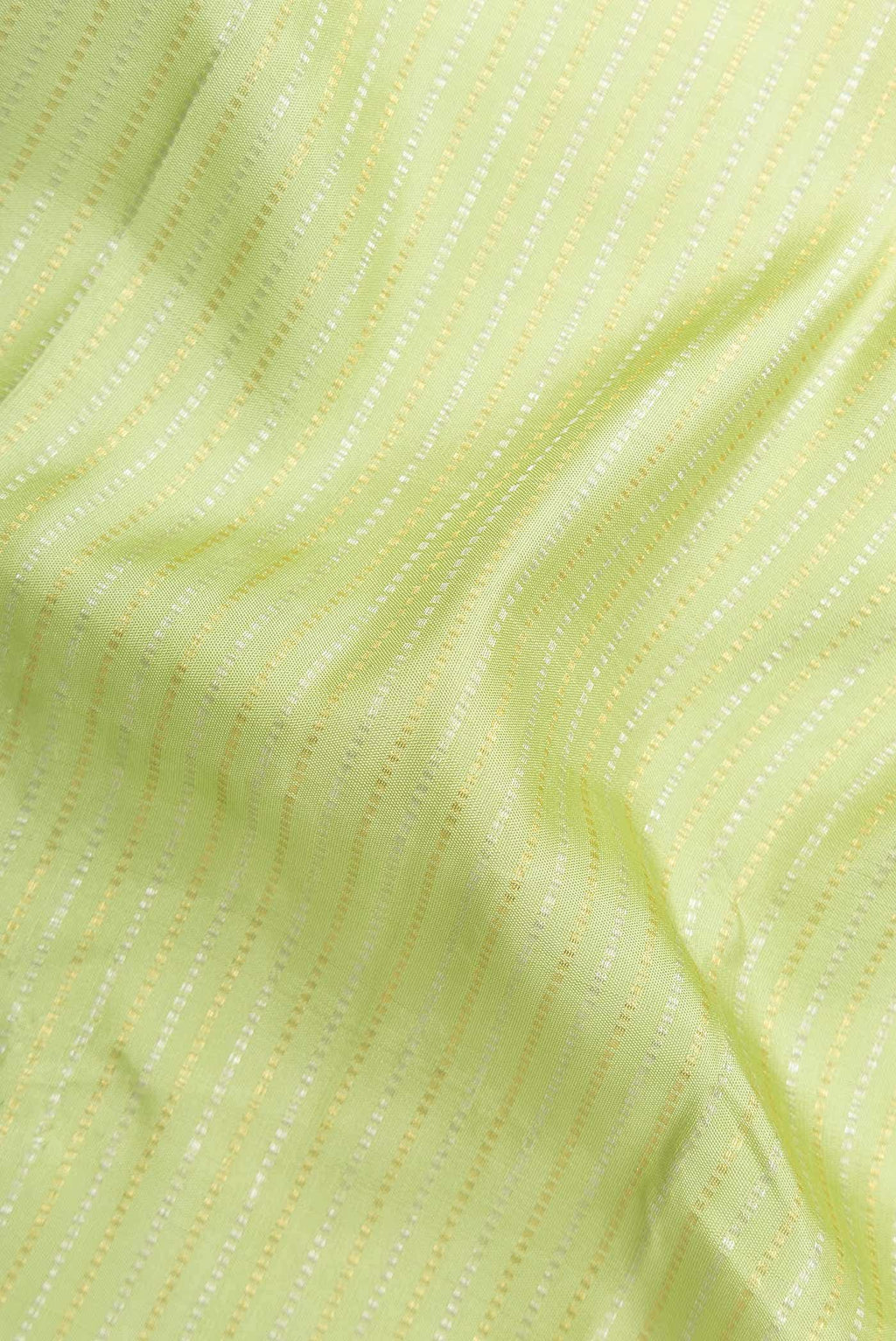 Pure Silk Pure Zari Pista Green Kanchipuram Saree
