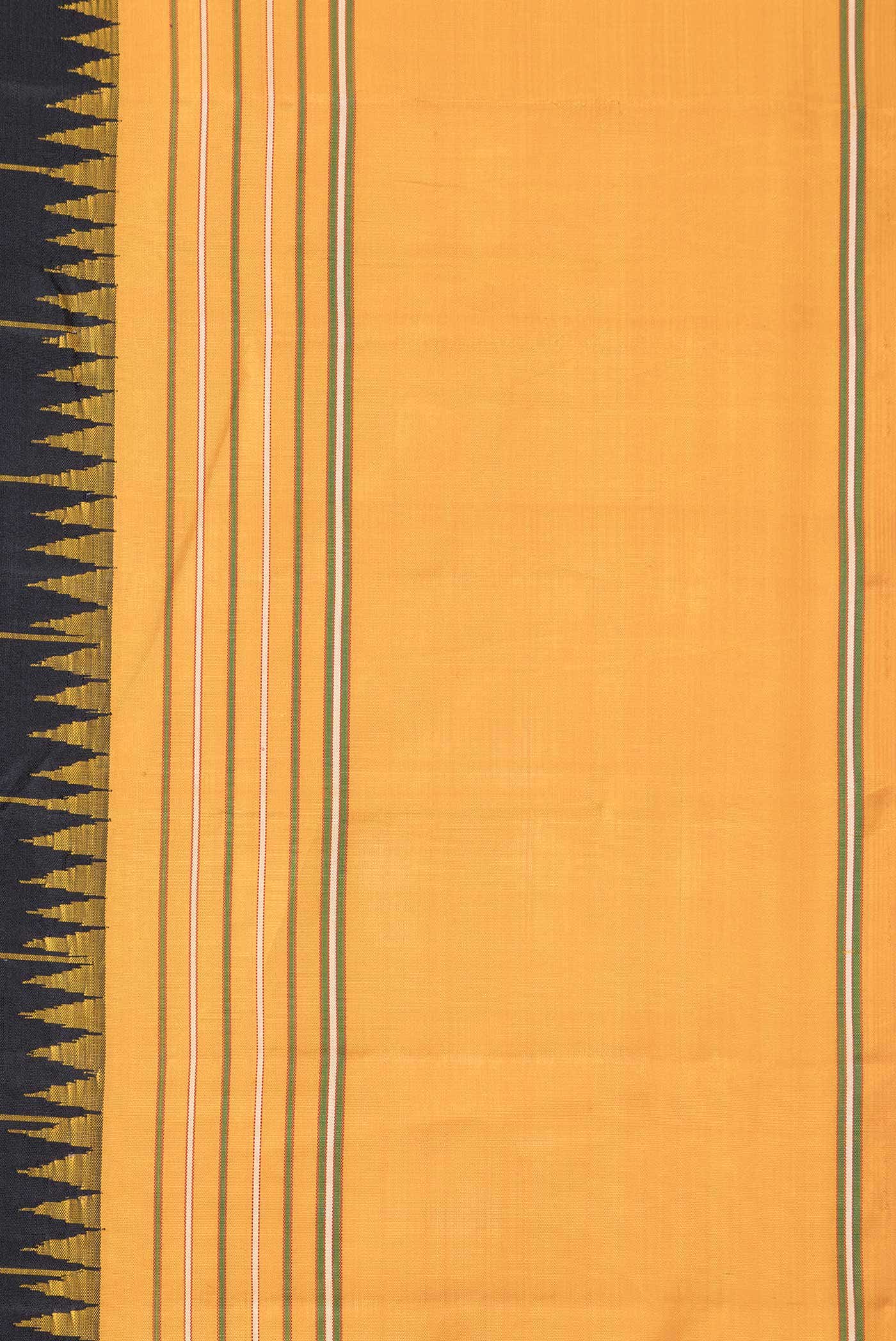 Black Kanchipuram Silk Saree