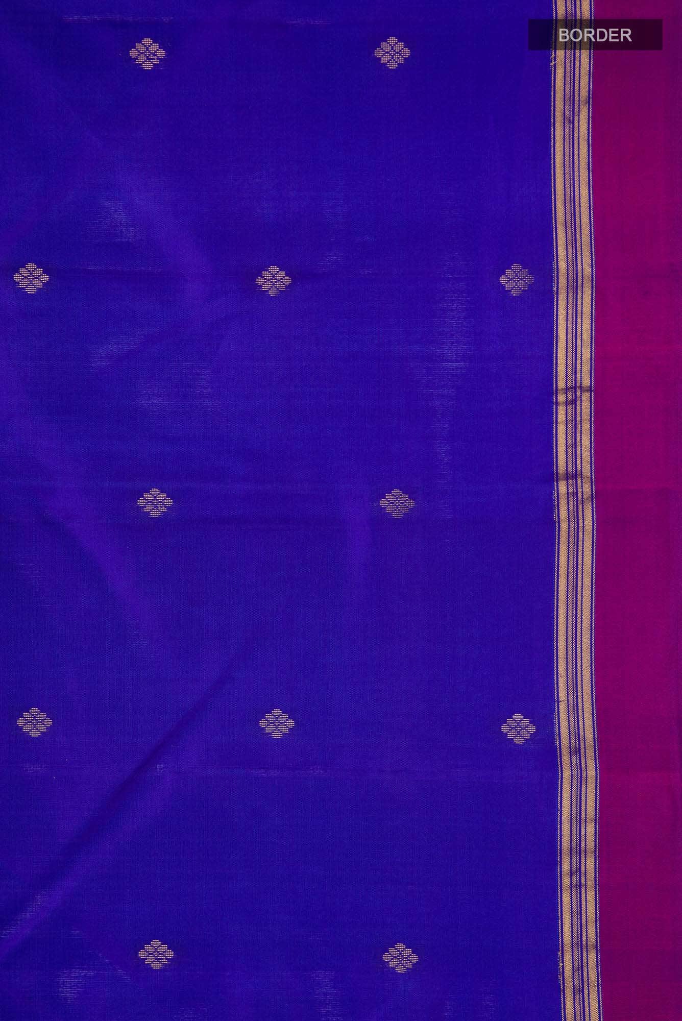 Blue Kanchipuram Silk Saree