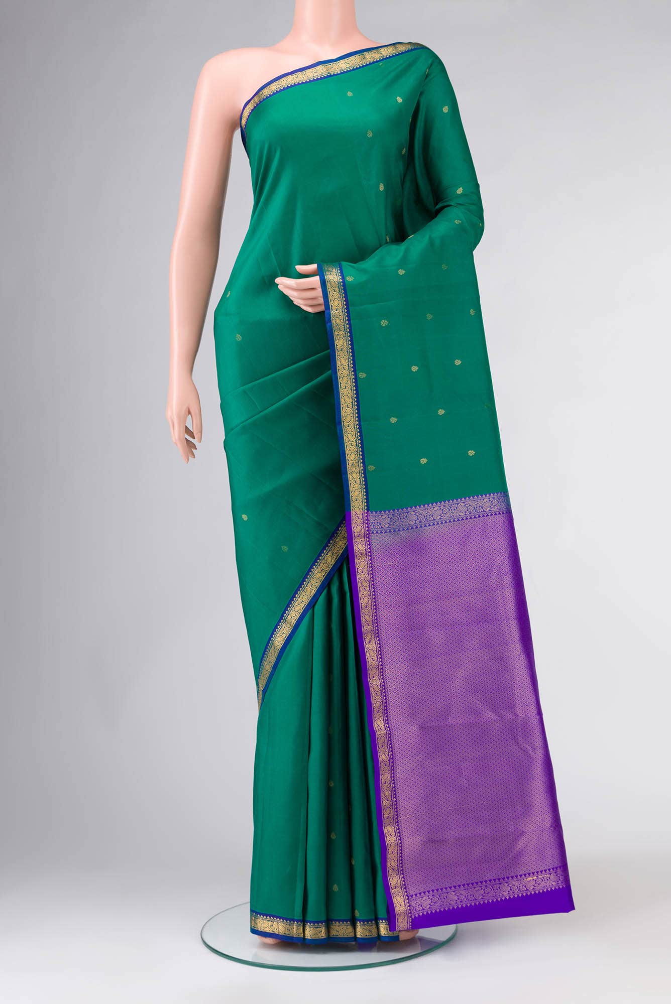 Green Kanchipuram Silk Saree