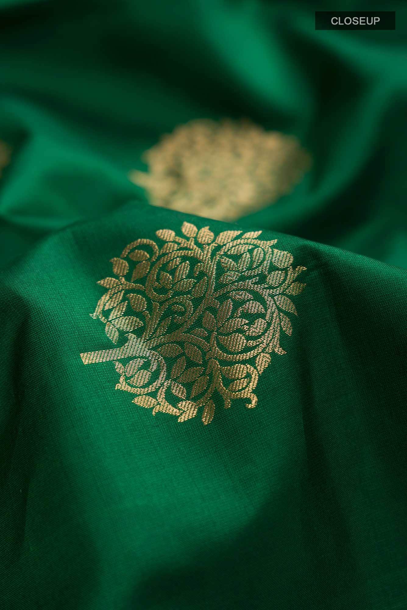 Green Kanchipuram Silk Saree