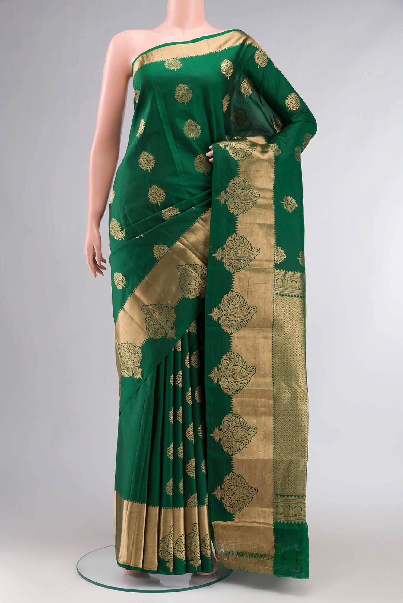 Green Kanchipuram Silk Saree