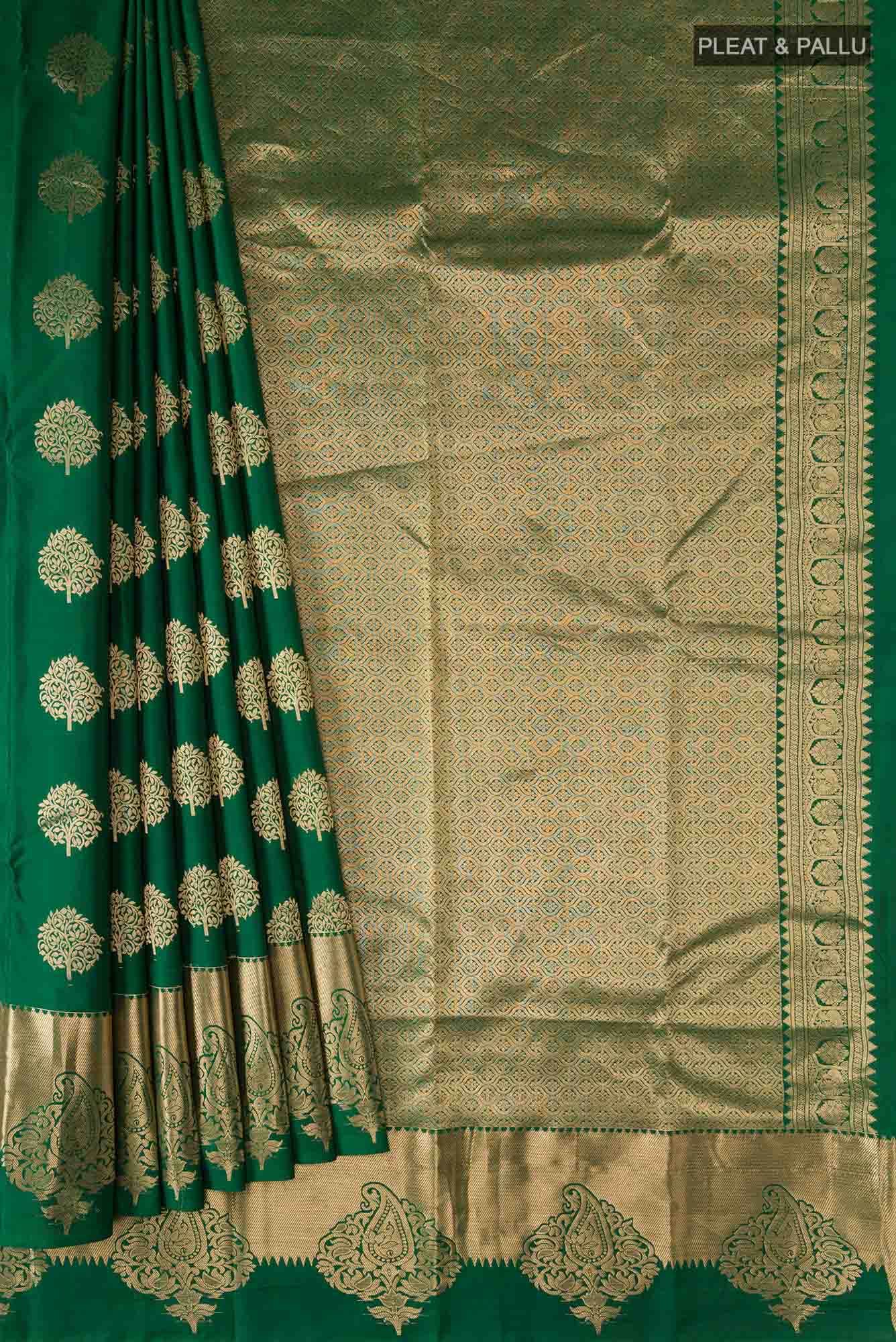 Green Kanchipuram Silk Saree