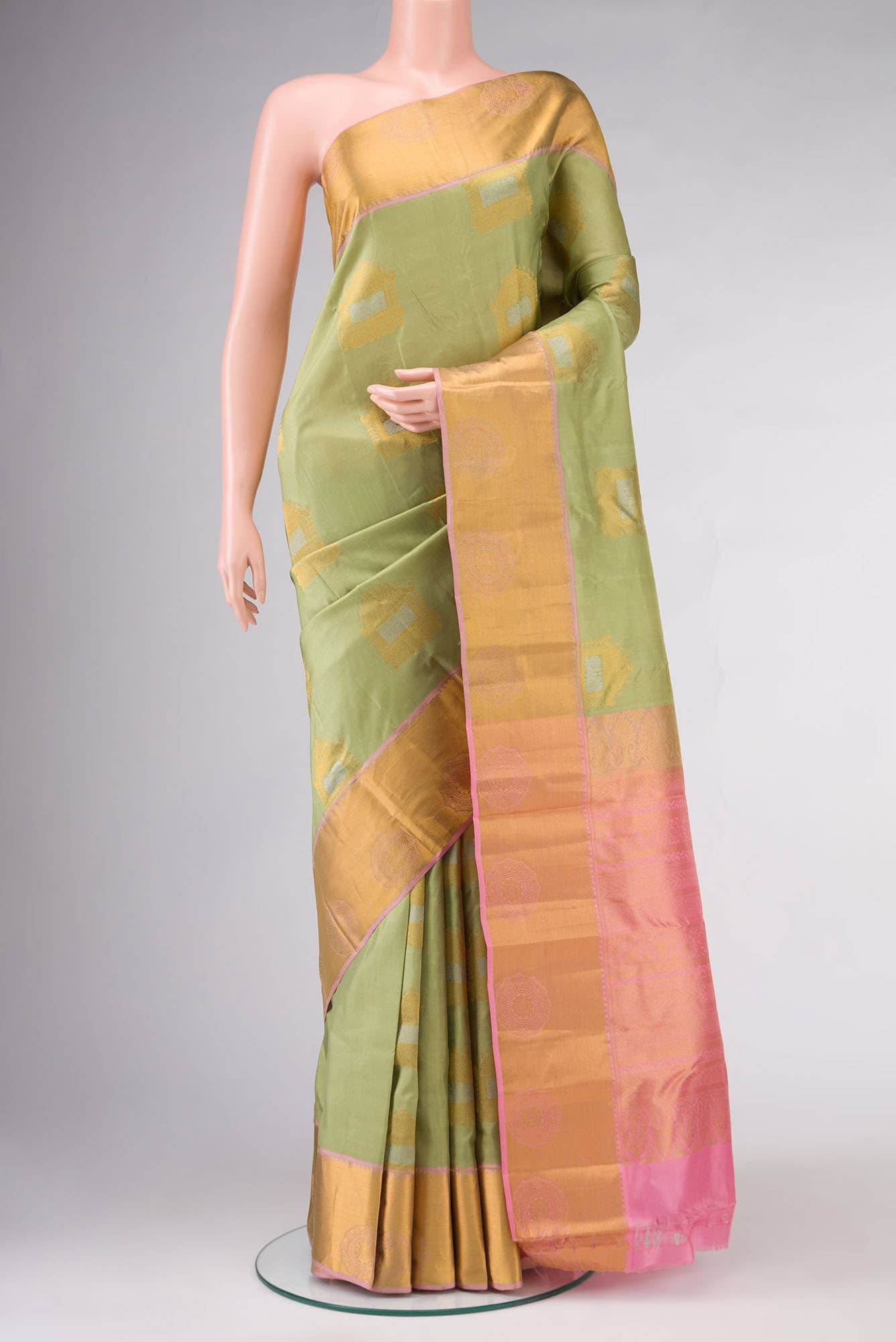 Green Kanchipuram Silk Saree