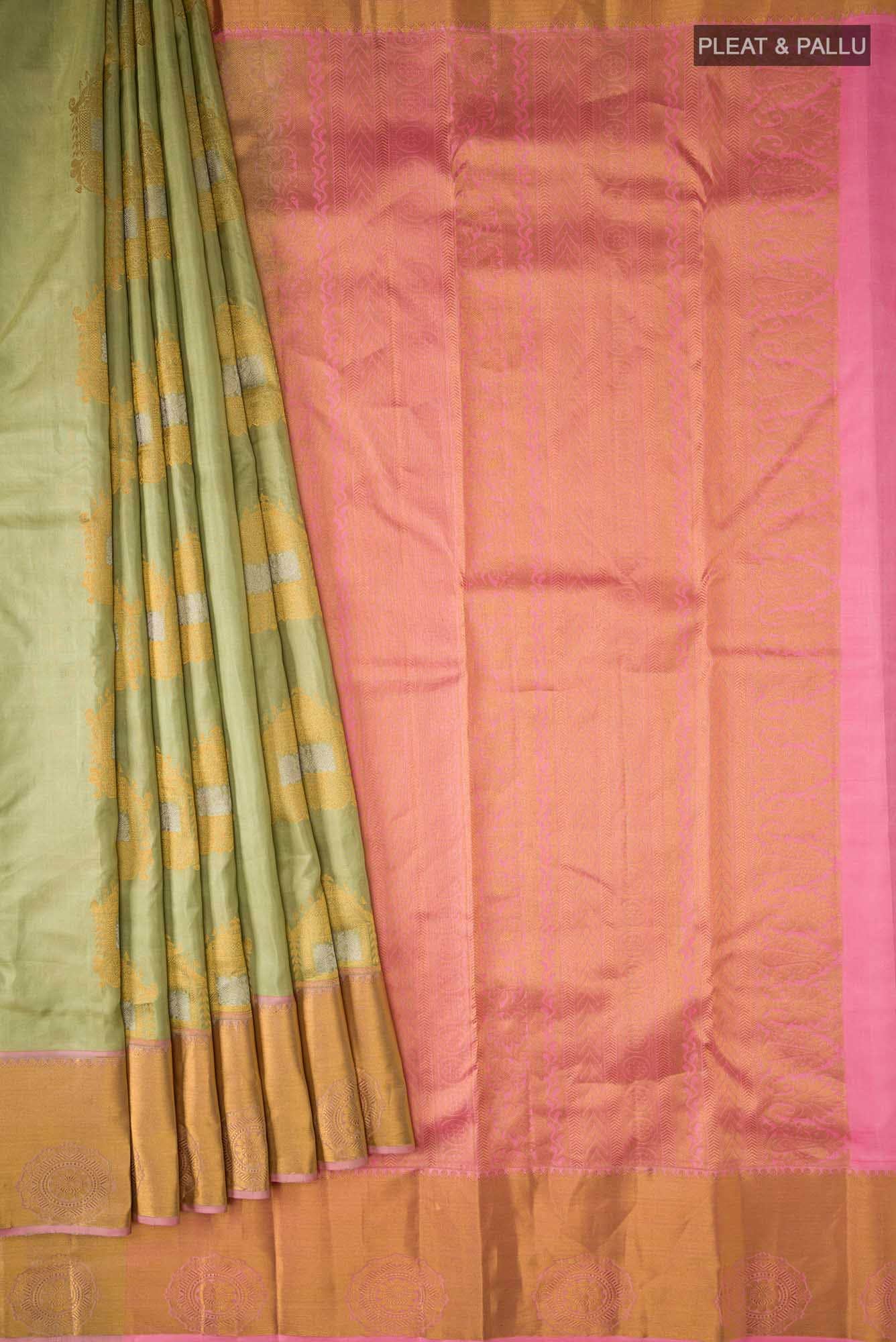 Green Kanchipuram Silk Saree