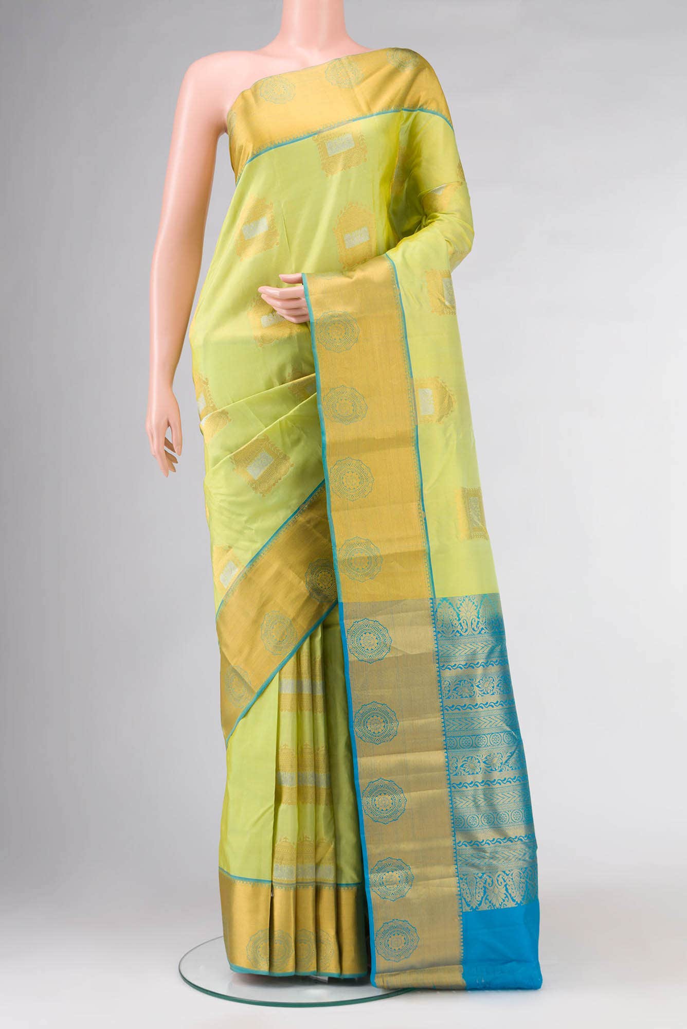 Green Kanchipuram Silk Saree