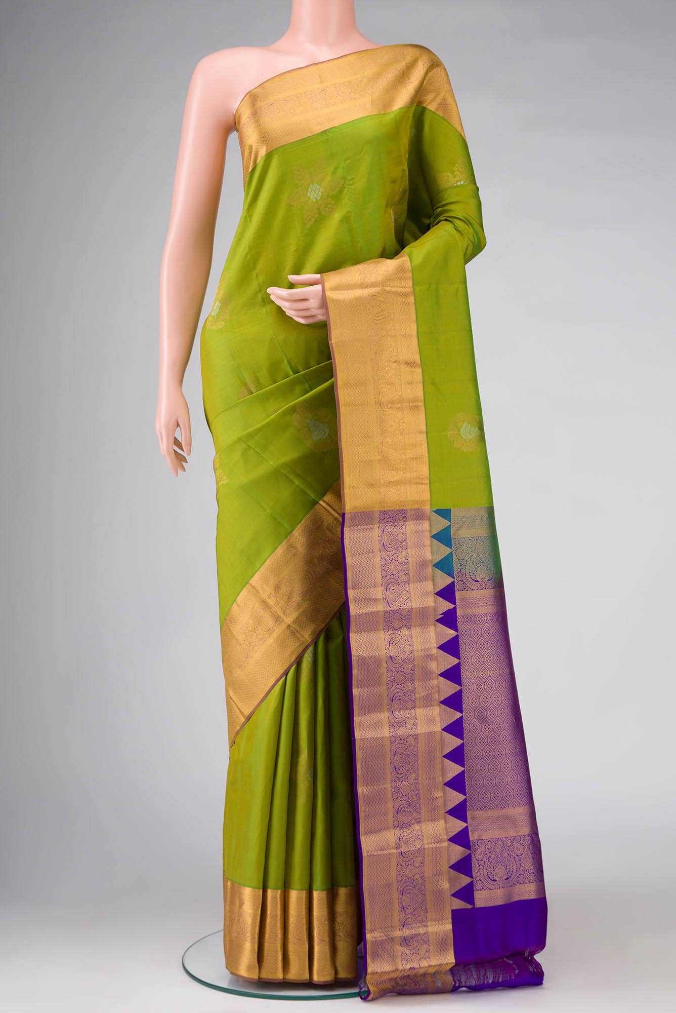 Green Kanchipuram Silk Saree