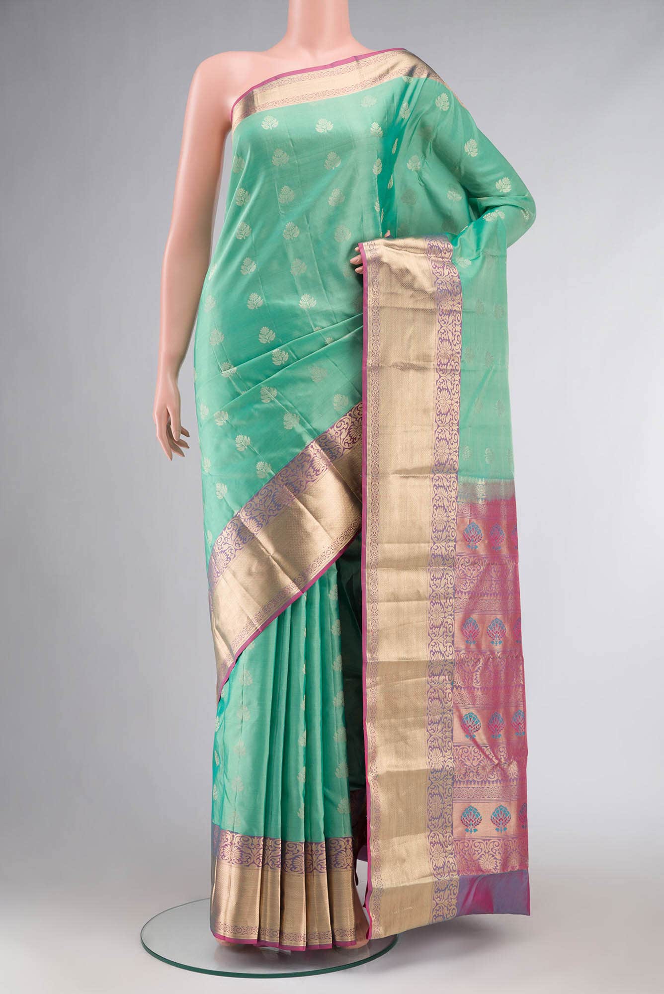 Green Kanchipuram Silk Saree
