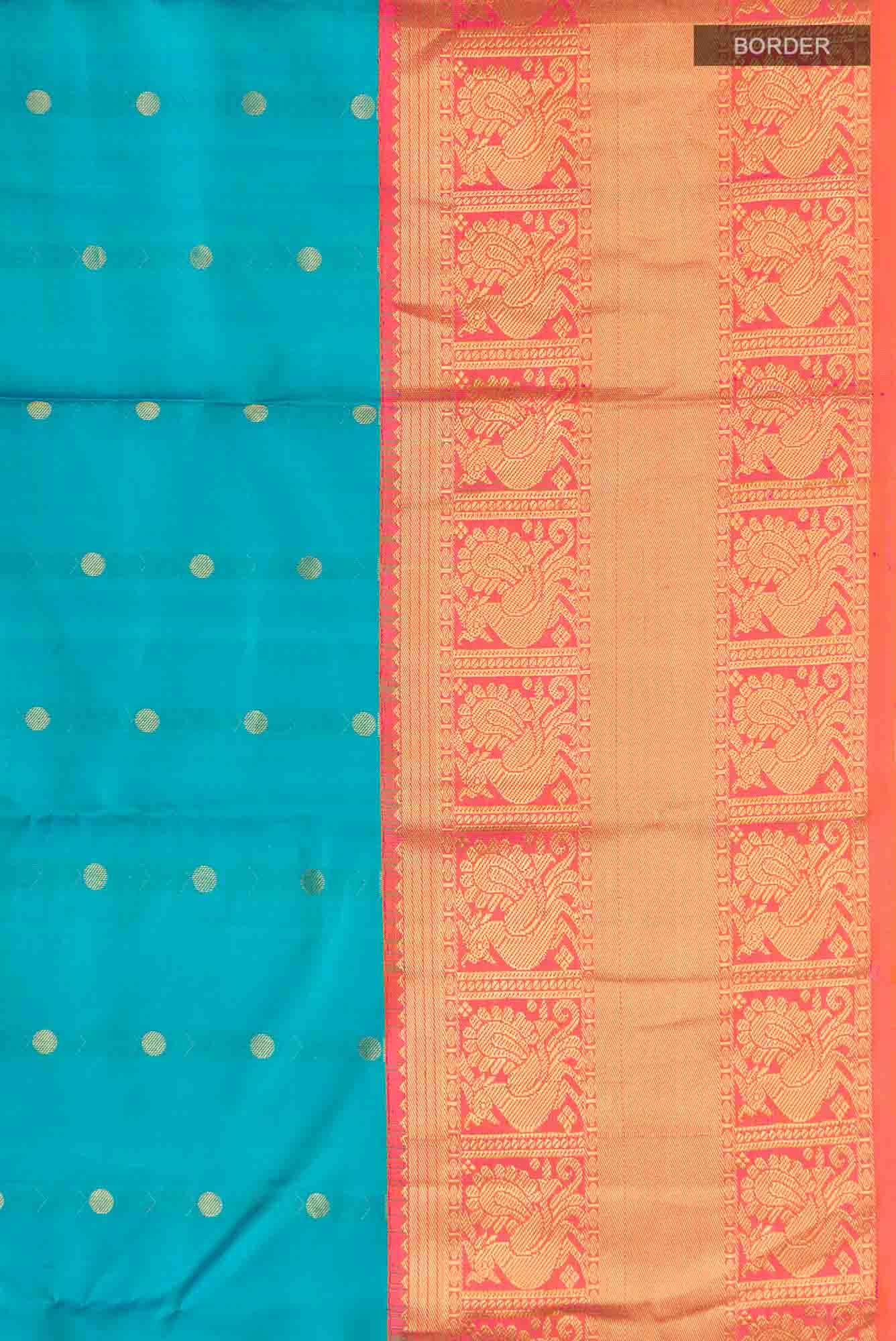 Blue Kanchipuram Silk Saree