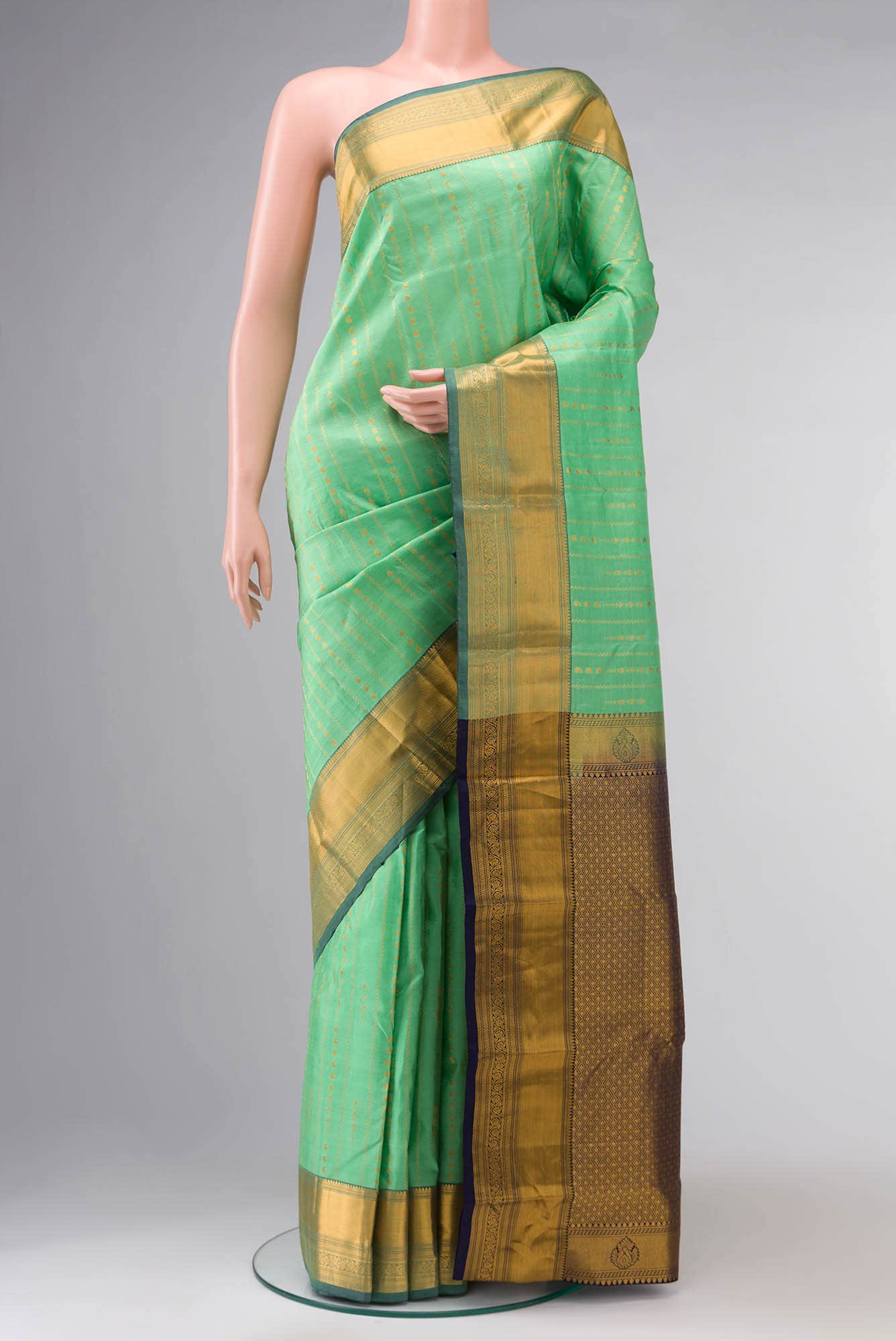 Green Kanchipuram Silk Saree