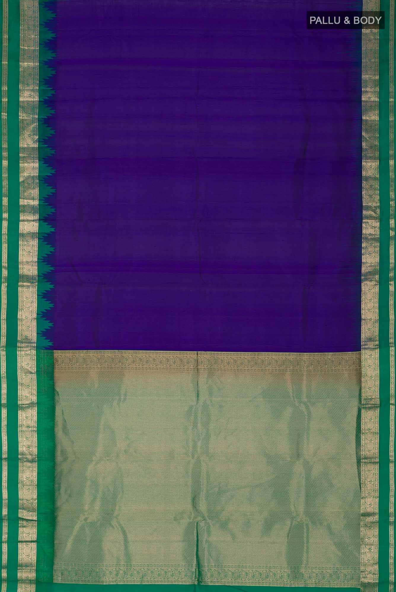 Blue Kanchipuram Silk Saree