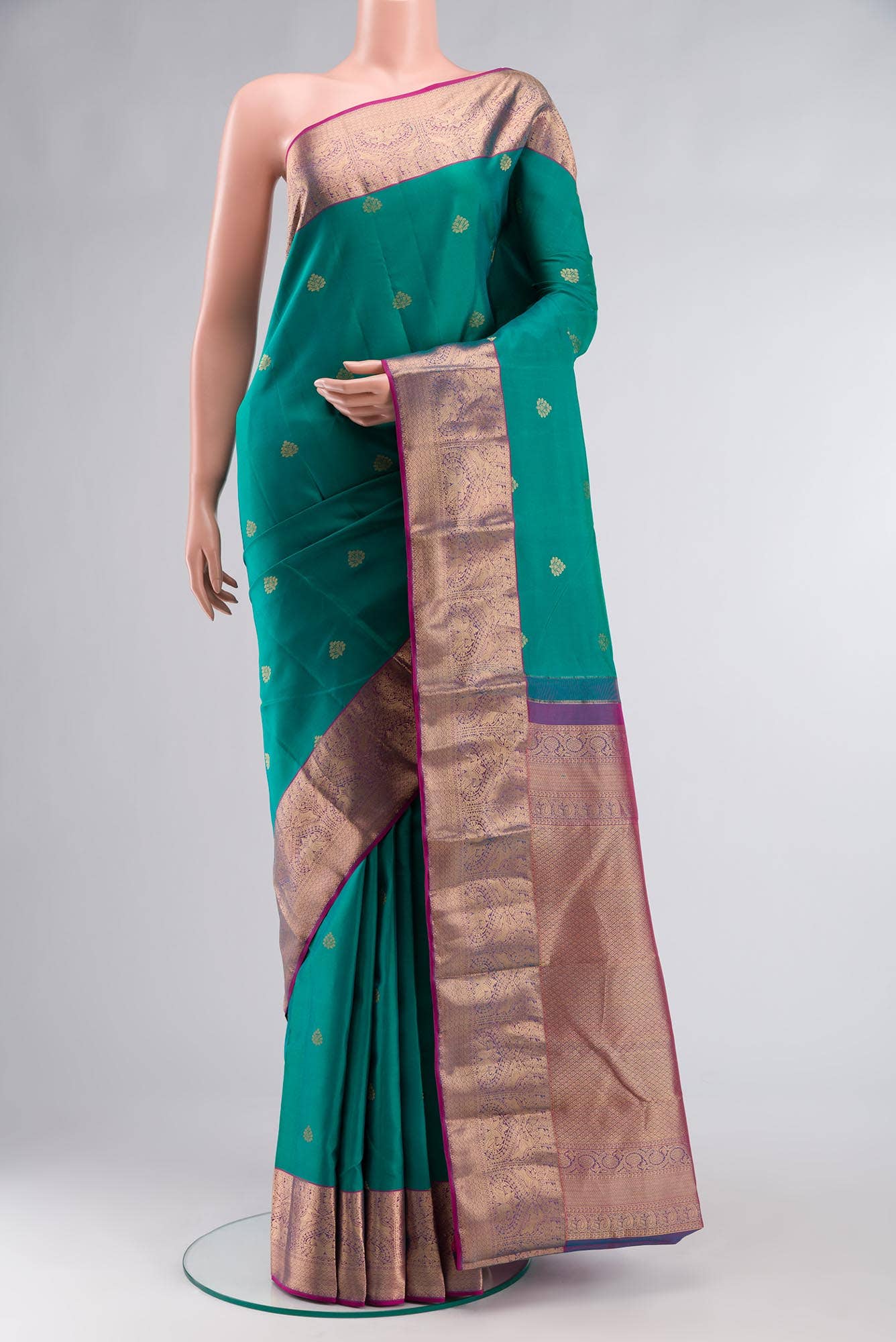 Green Kanchipuram Silk Saree