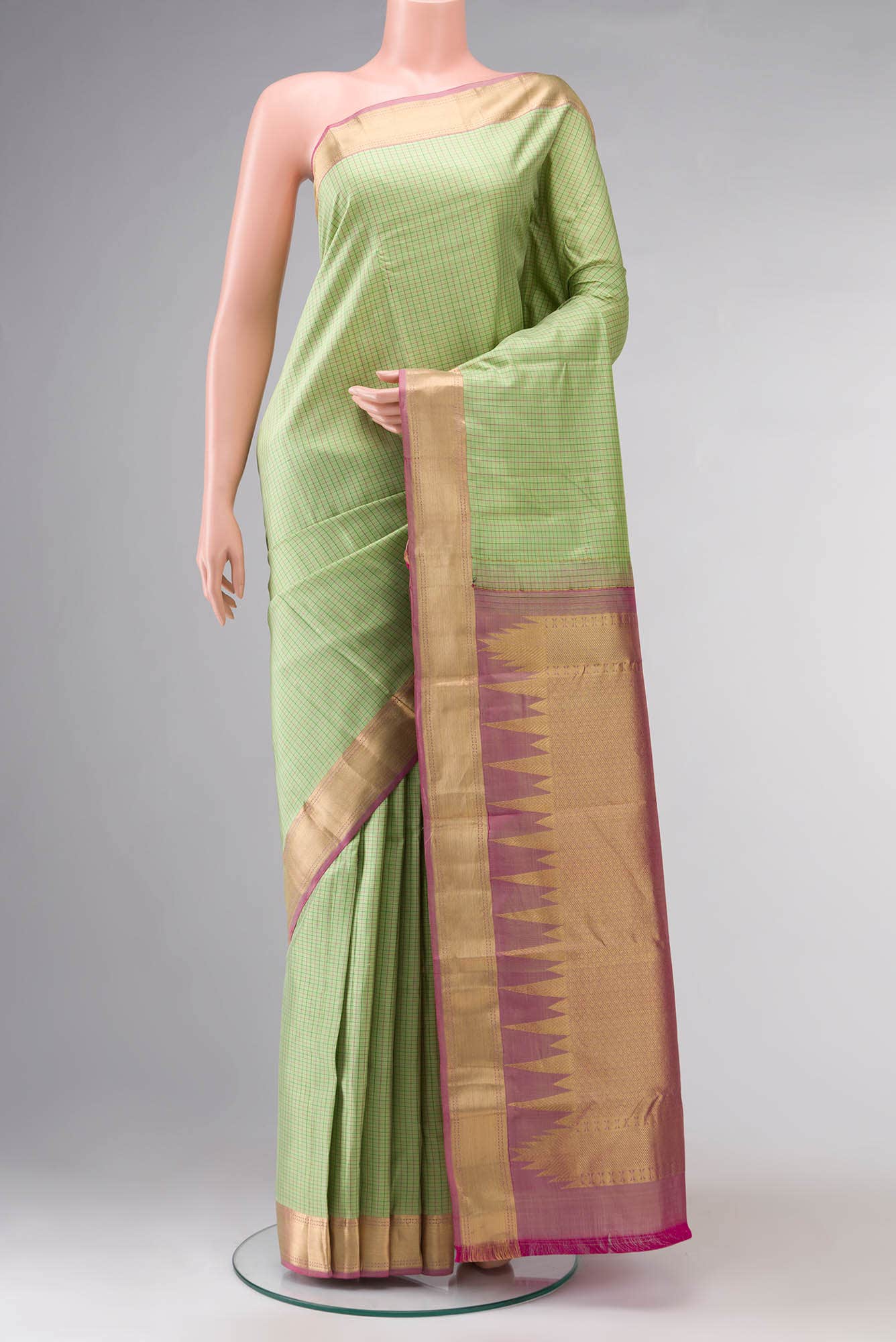 Green Kanchipuram Silk Saree