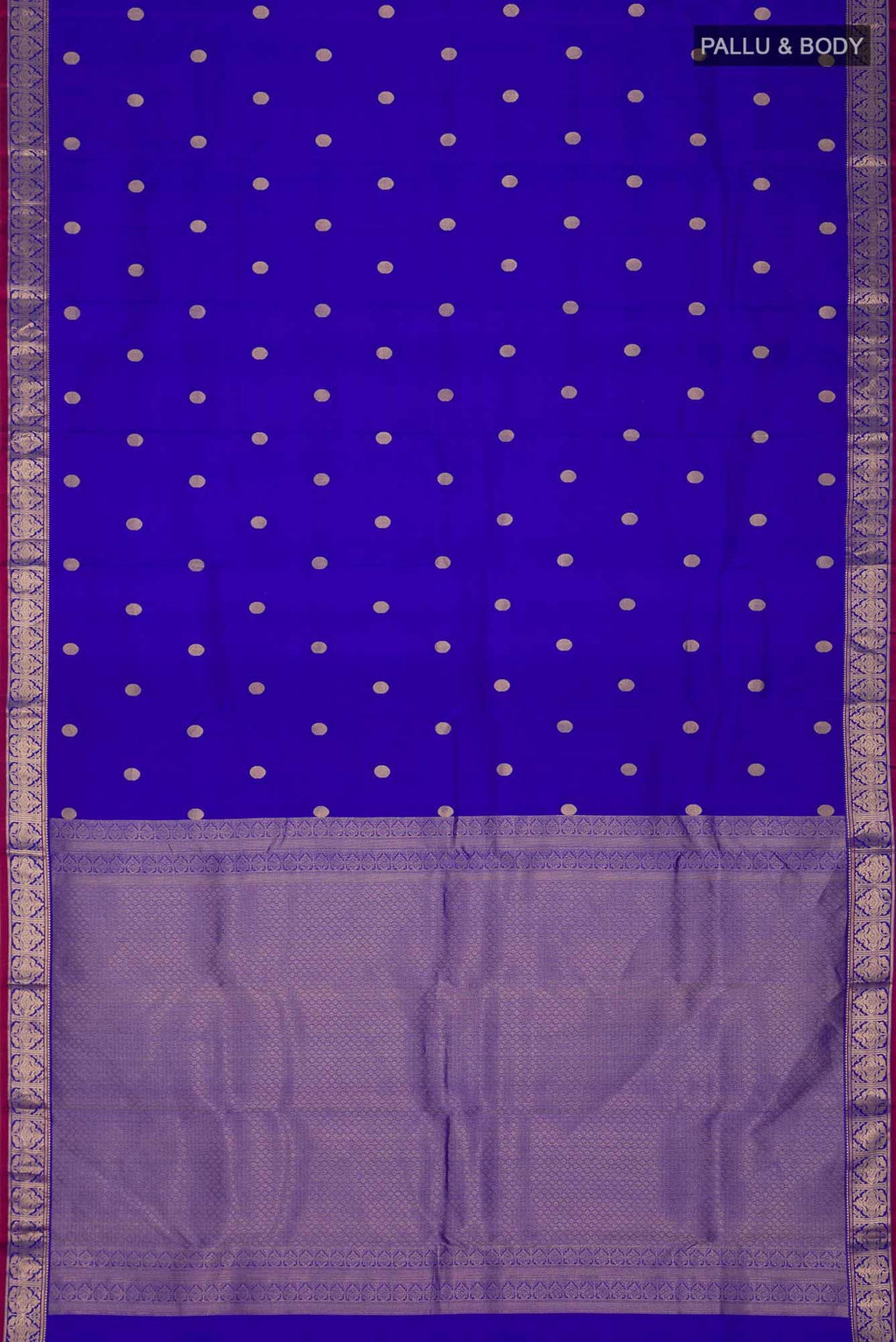 Blue Kanchipuram Silk Saree