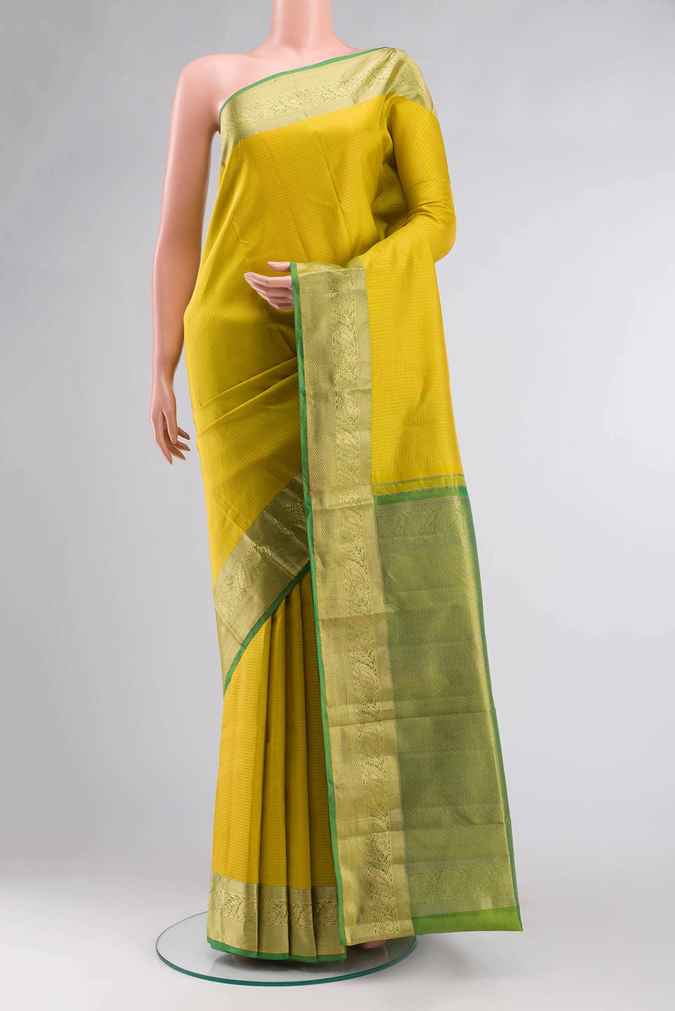 Green Kanchipuram Silk Saree