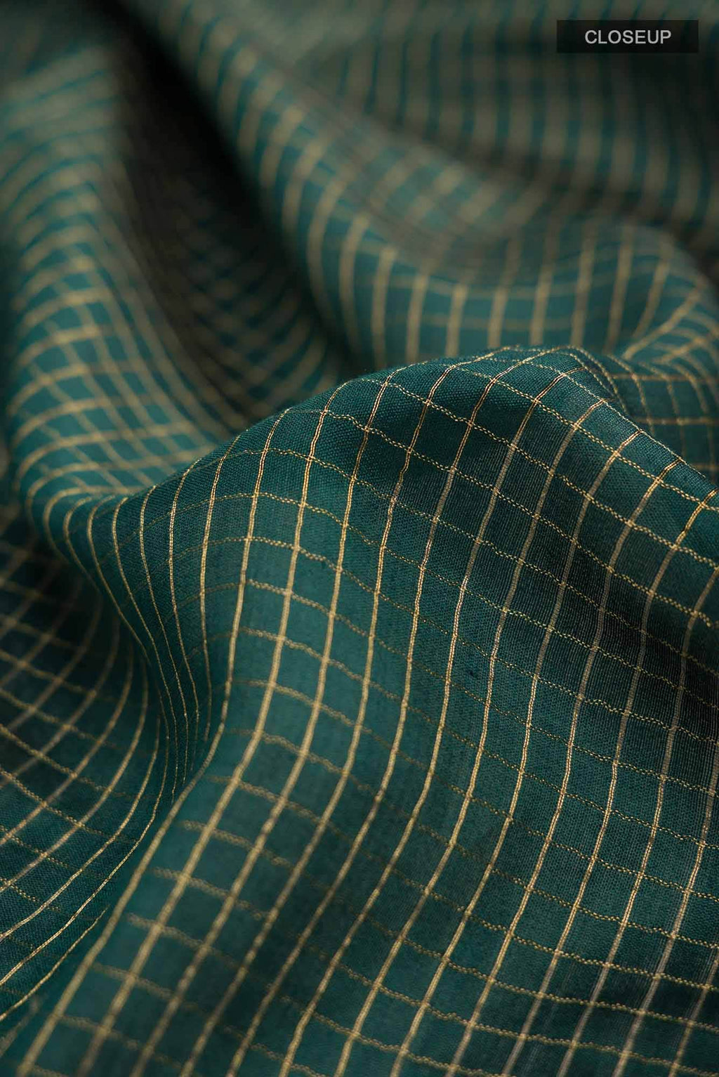 Green Bhagalpuri Tussar Silk Saree