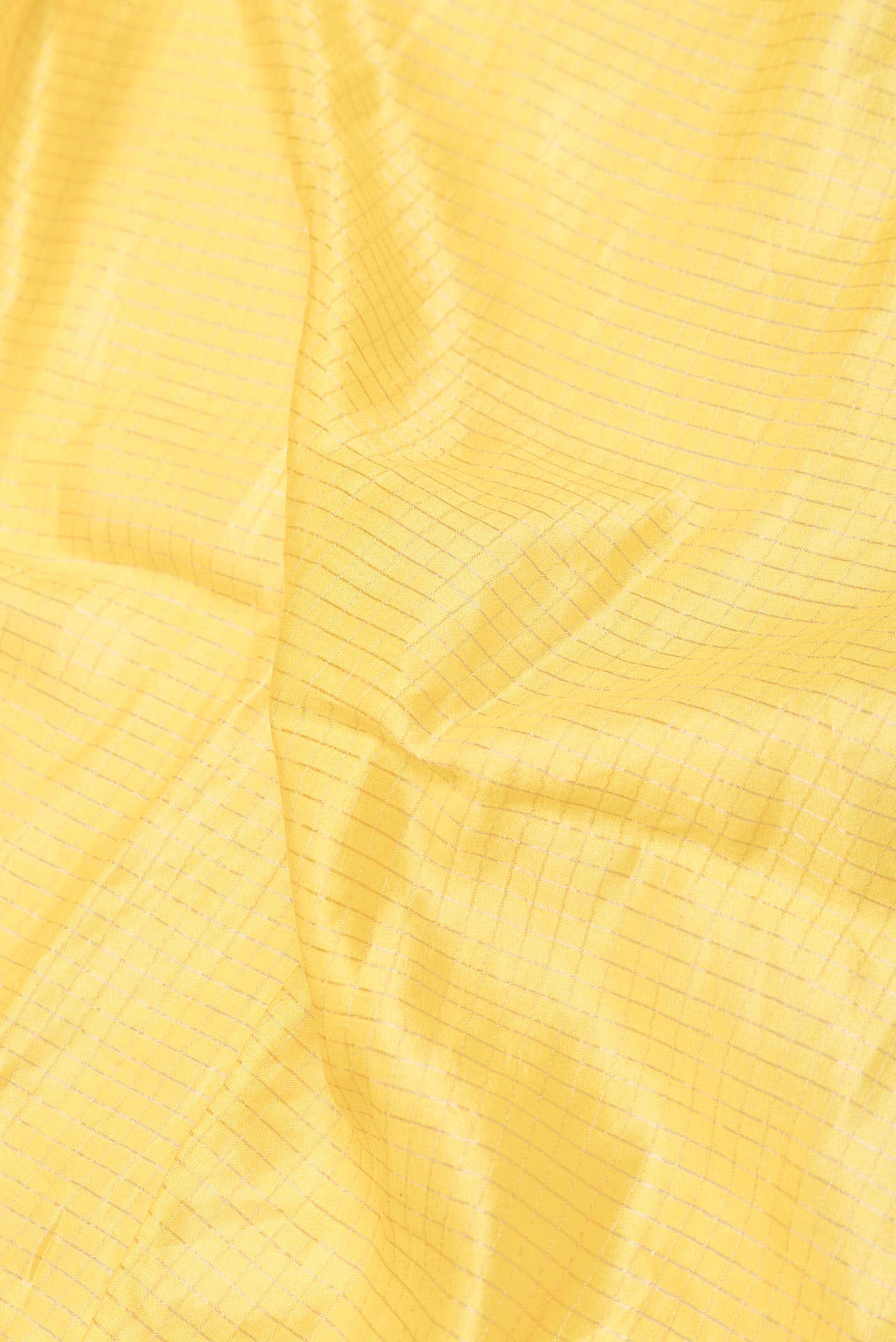 Yellow Dual Tone Tussar Silk Saree