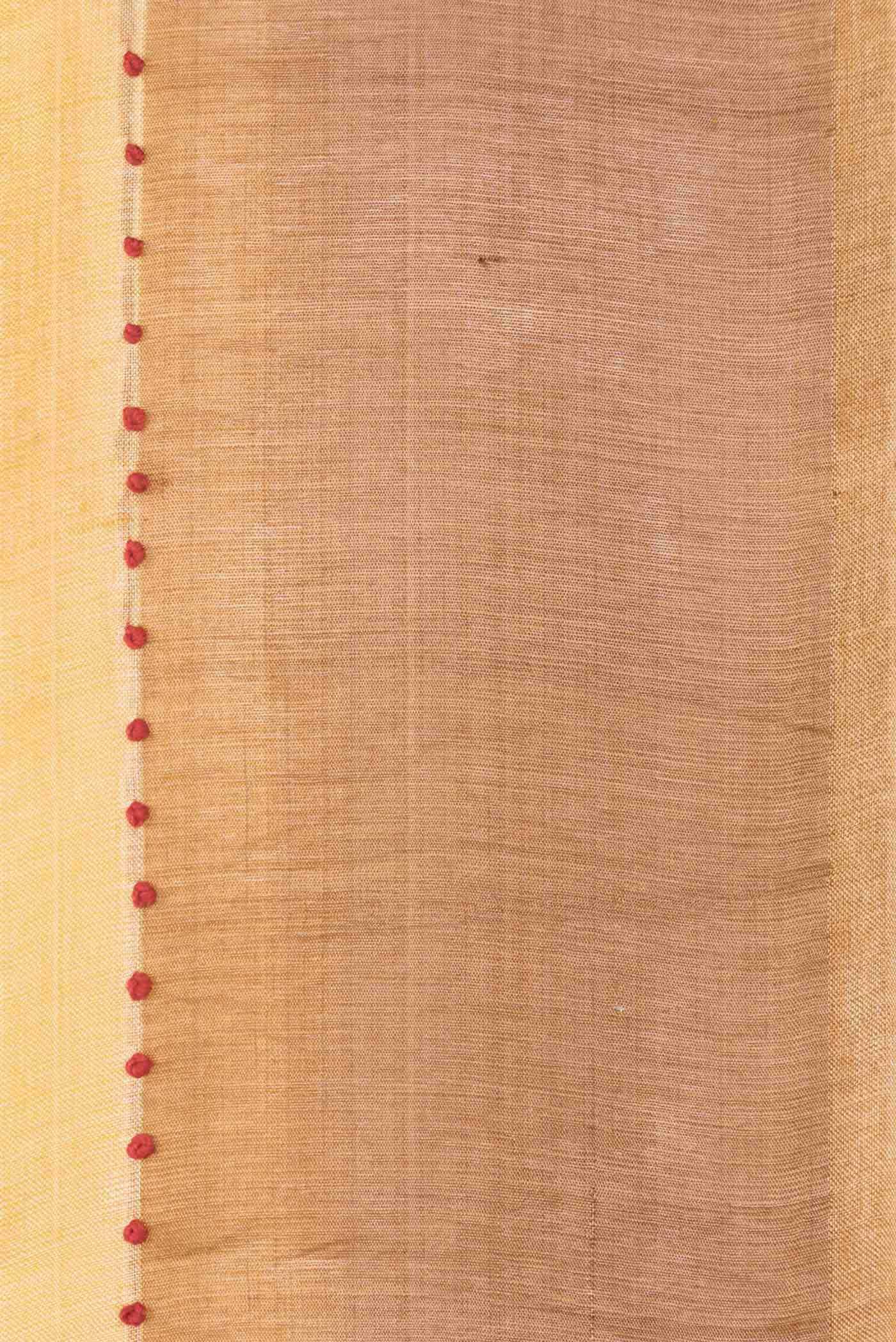 Gold Tussar Silk Saree
